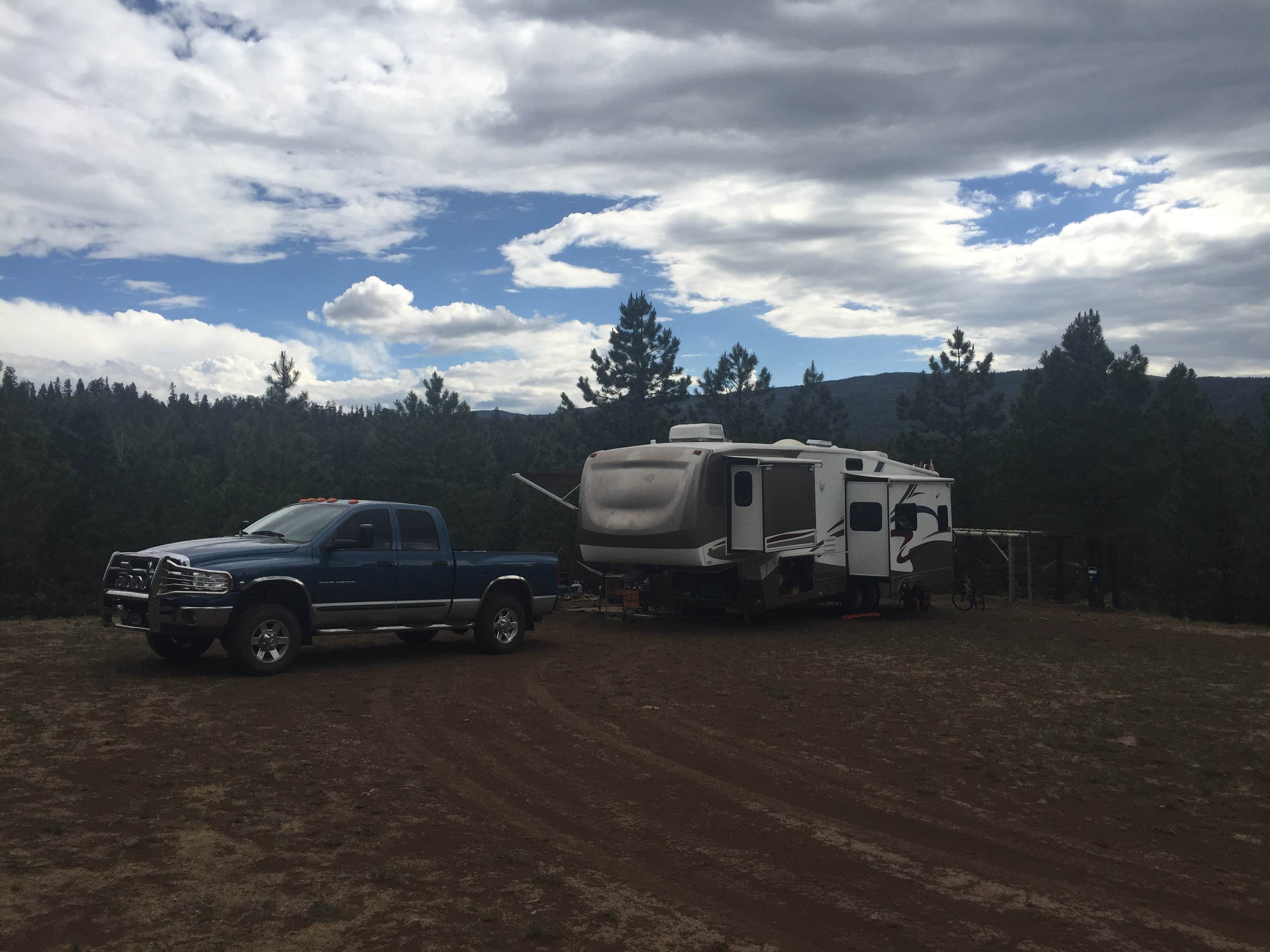Brian F.'s photo of rv camping at Enchanted Circle Campground E<< - #1 Campground in NM near Wagon Mound, NM