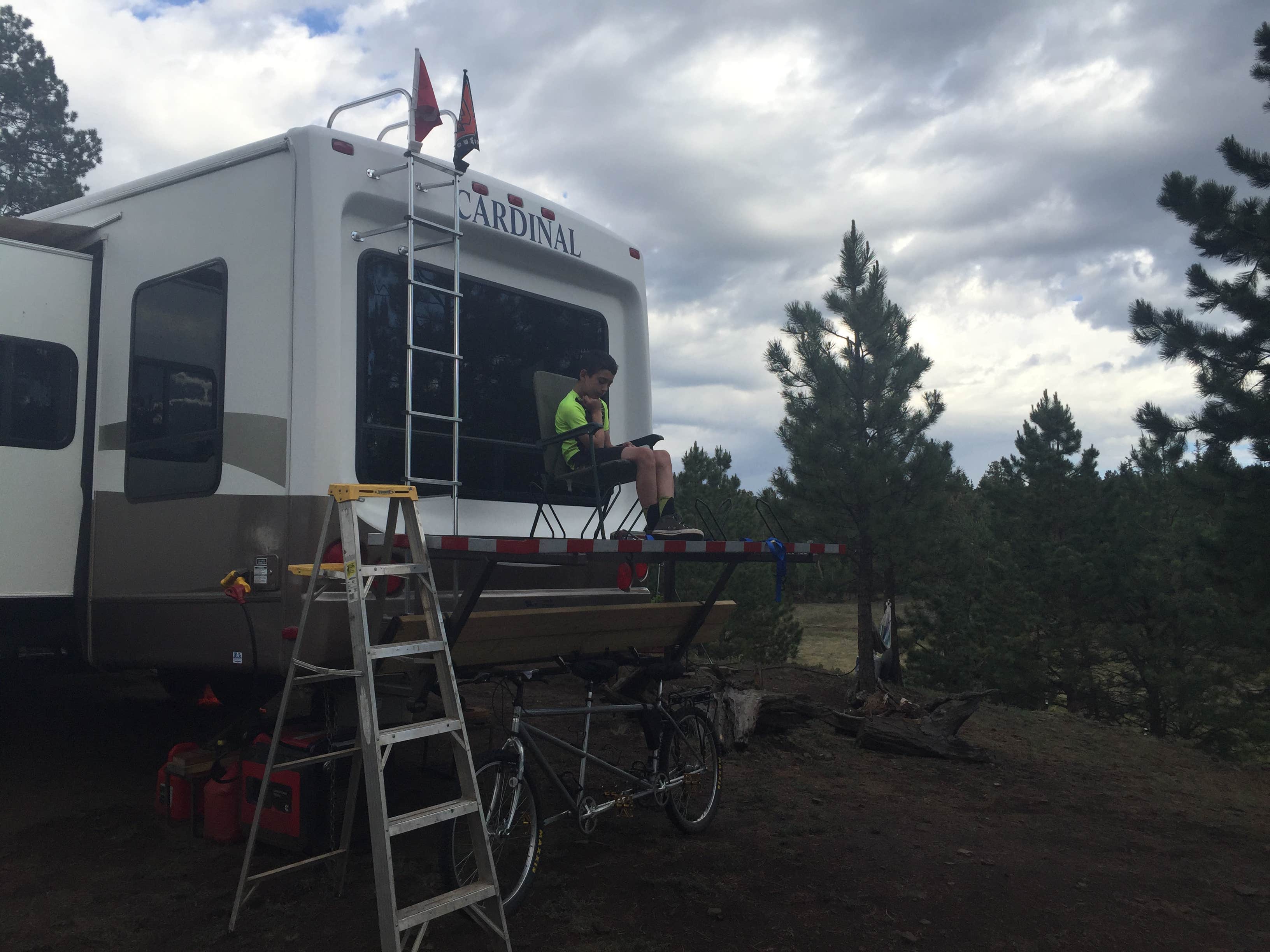 Brian F.'s photo of rv camping at Enchanted Circle Campground E<< - #1 Campground in NM near Wagon Mound, NM