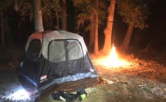 David S.'s photo of tent camping at Holly Bluff Campground near San Augustine, TX