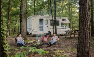 Sandra S.'s photo of rv camping at Bar Fifty Campground & RV Park - CLOSED INDEFINITELY near Jones Mill, AR