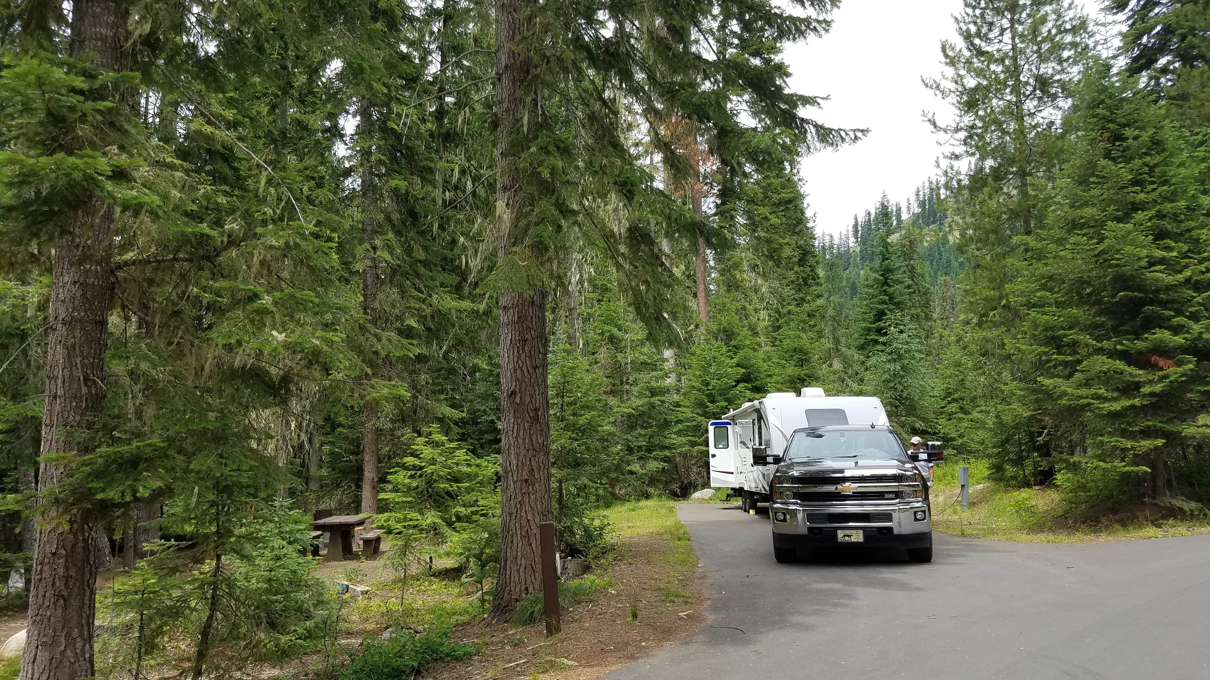 Annell N.'s photo of rv camping at Powell Campground near Hamilton, MT