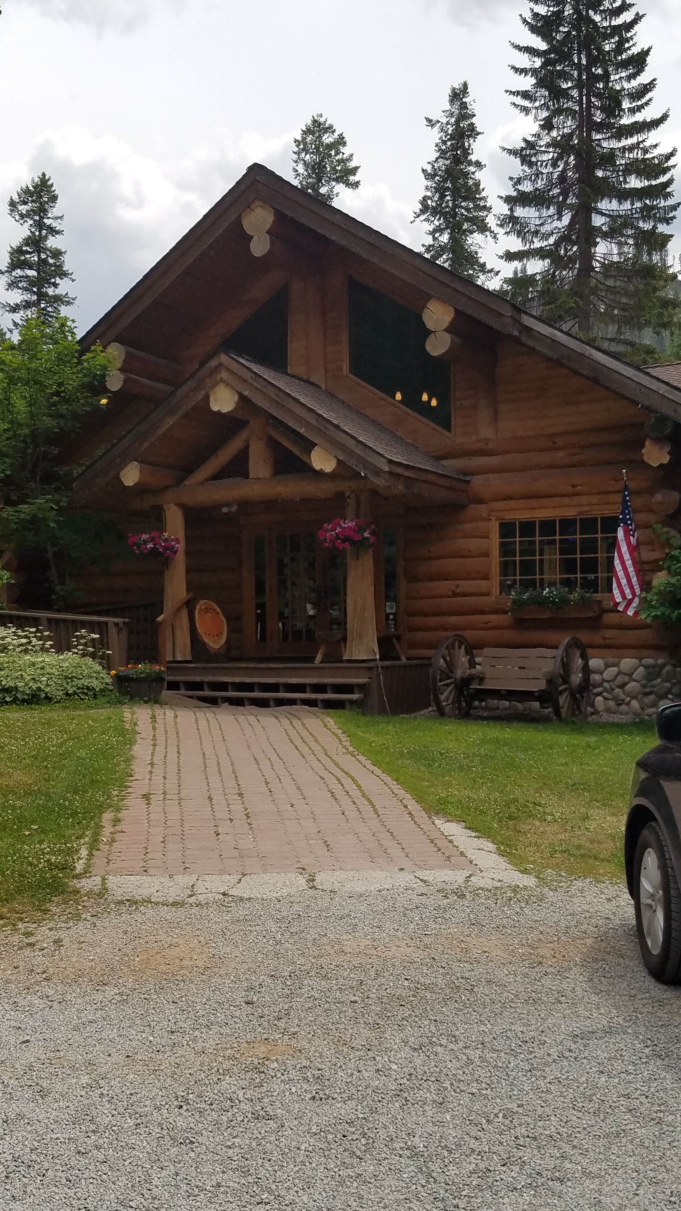 Annell N.'s photo of a cabin at Powell Campground near Lolo National Forest