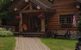 Annell N.'s photo of glamping accommodations at Powell Campground near Huson, MT