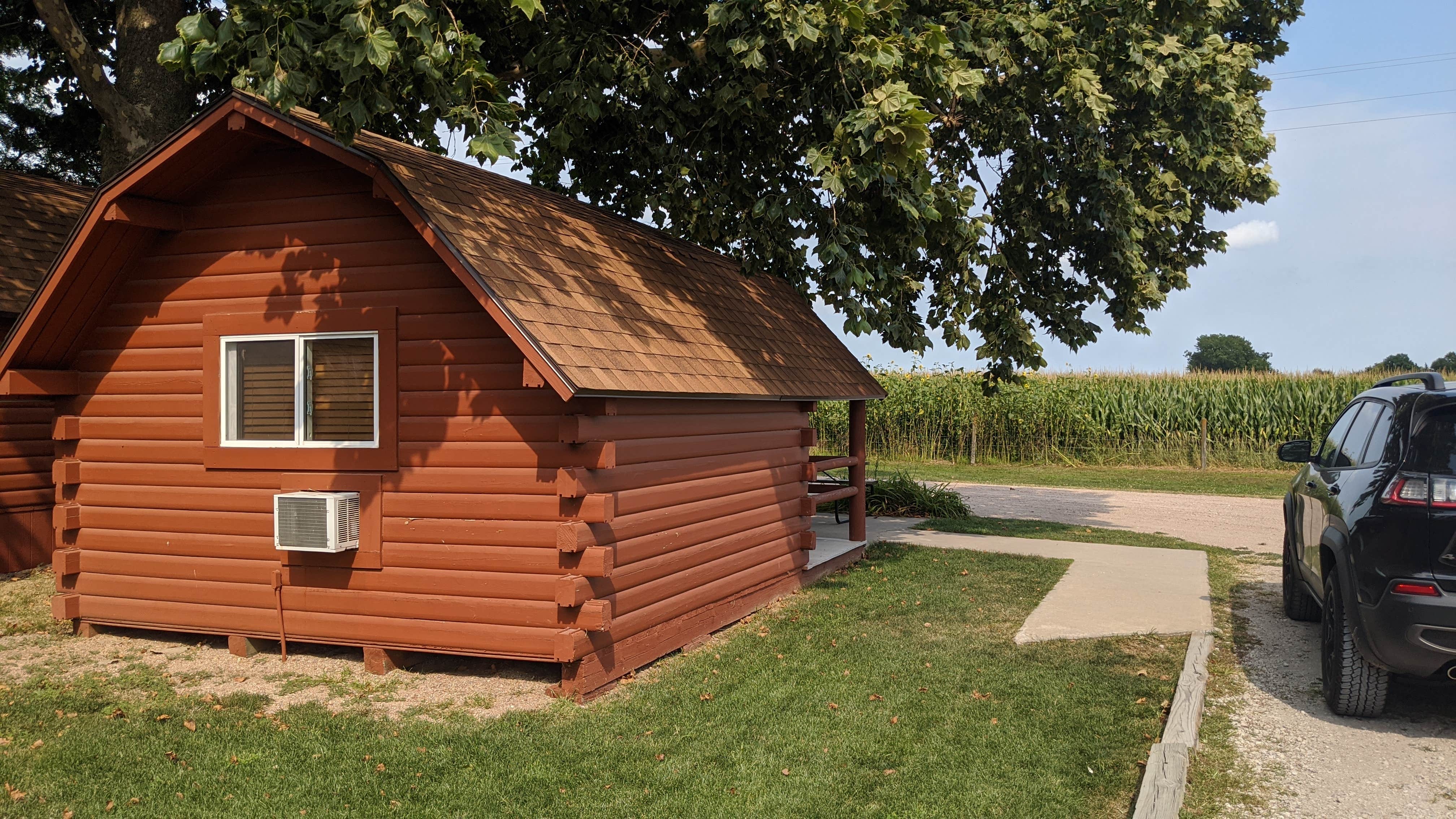 Danielle C.'s photo of a cabin at Grand Island KOA near Ashton, NE