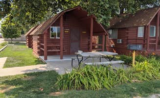 Danielle C.'s photo of a cabin at Grand Island KOA in Nebraska