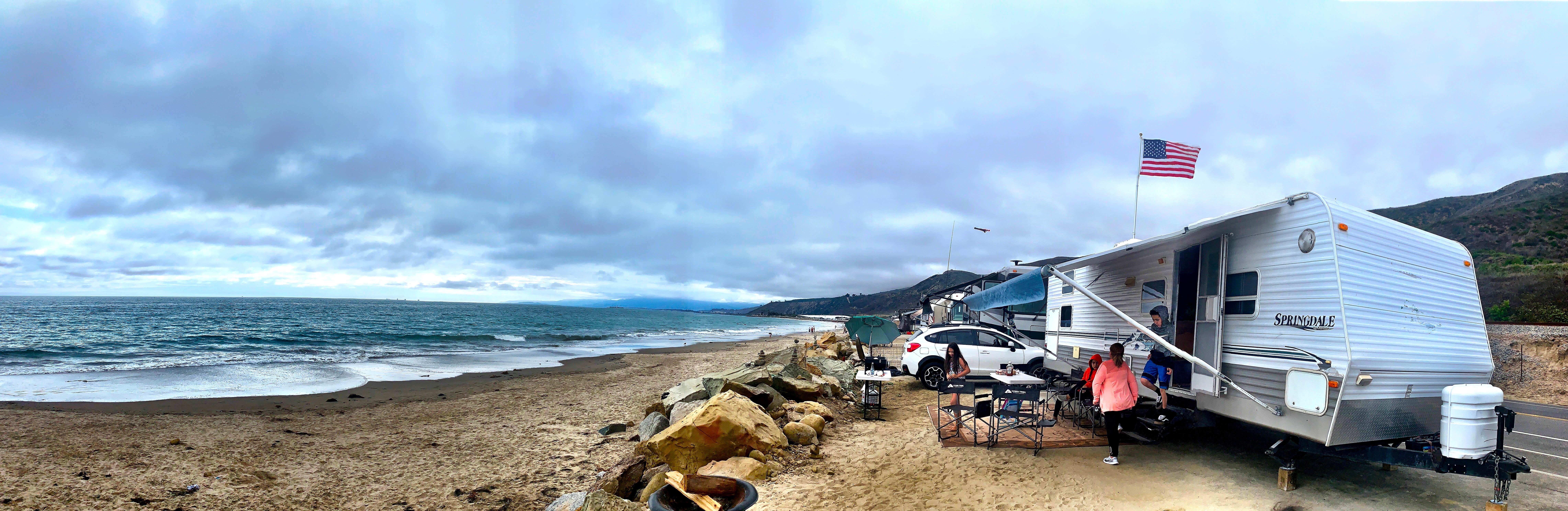 Jose N.'s photo of rv camping at Rincon Parkway RV Overnight near Ventura, CA