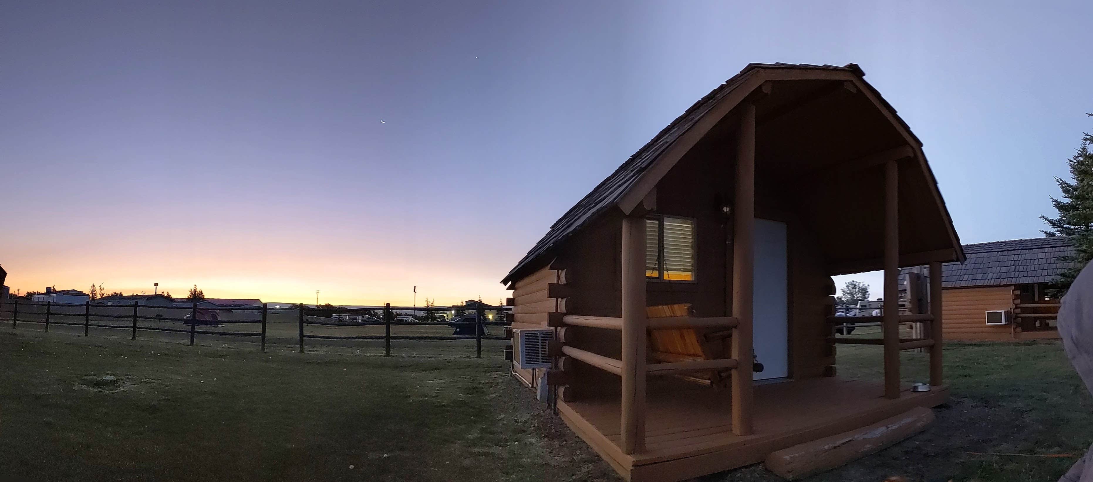 Danielle C.'s photo of a cabin at RJourney Laramie RV Resort (formerly Laramie KOA) near Granite Canon, WY