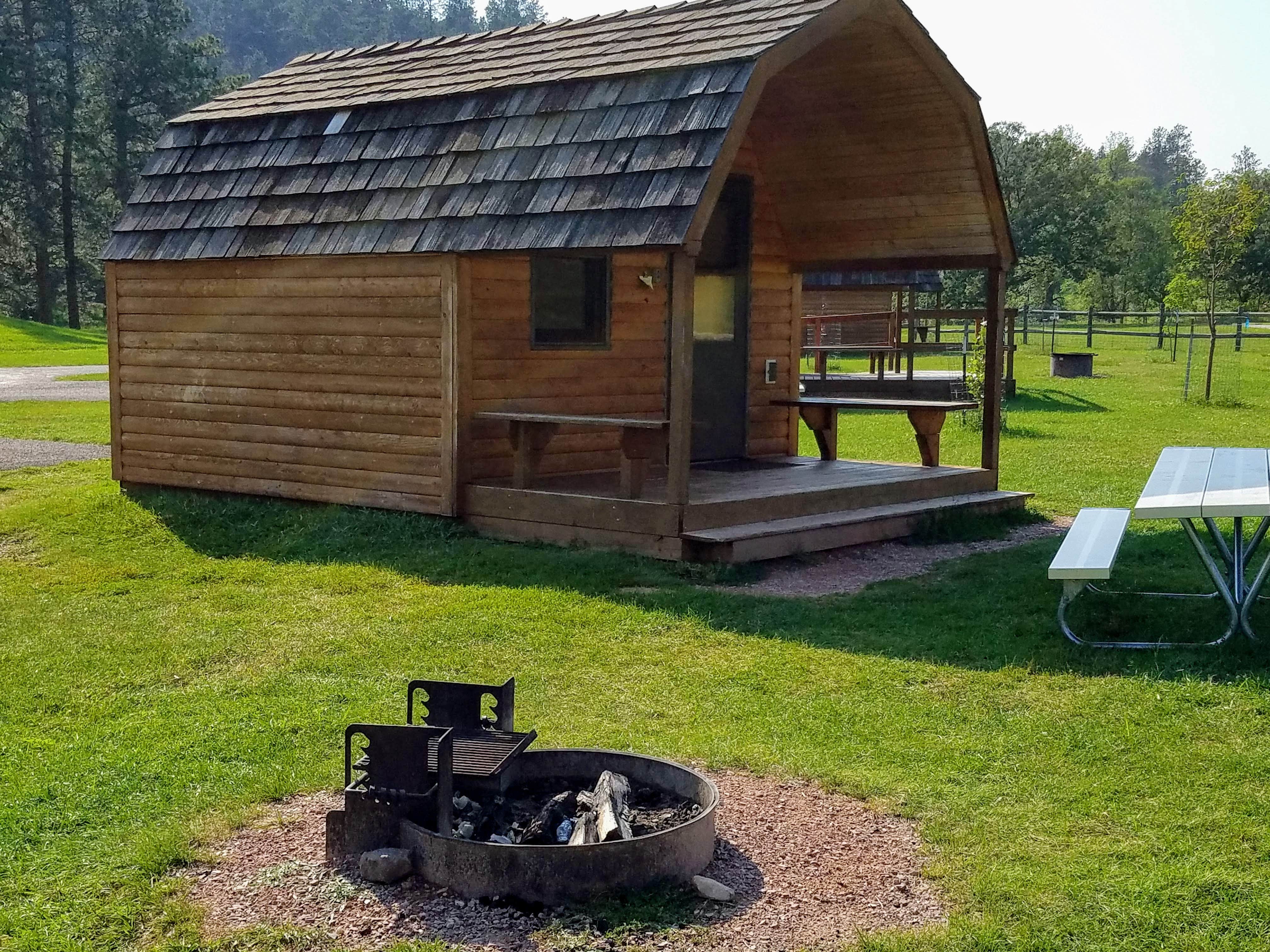 Annell N.'s photo of a cabin at Game Lodge Campground — Custer State Park near Wind Cave National Park
