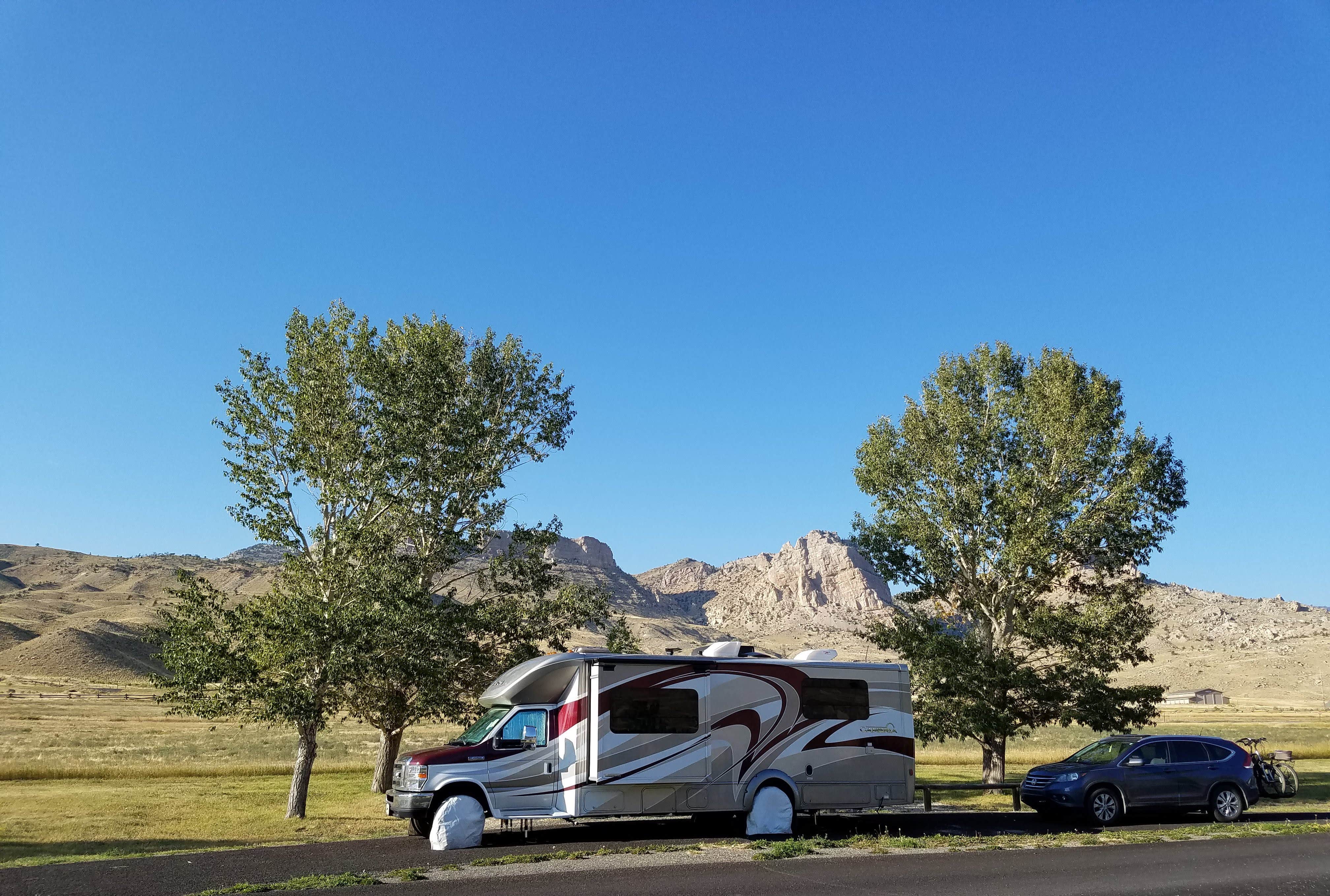 Annell N.'s photo of rv camping at North Fork Campground — Buffalo Bill State Park near Wapiti, WY