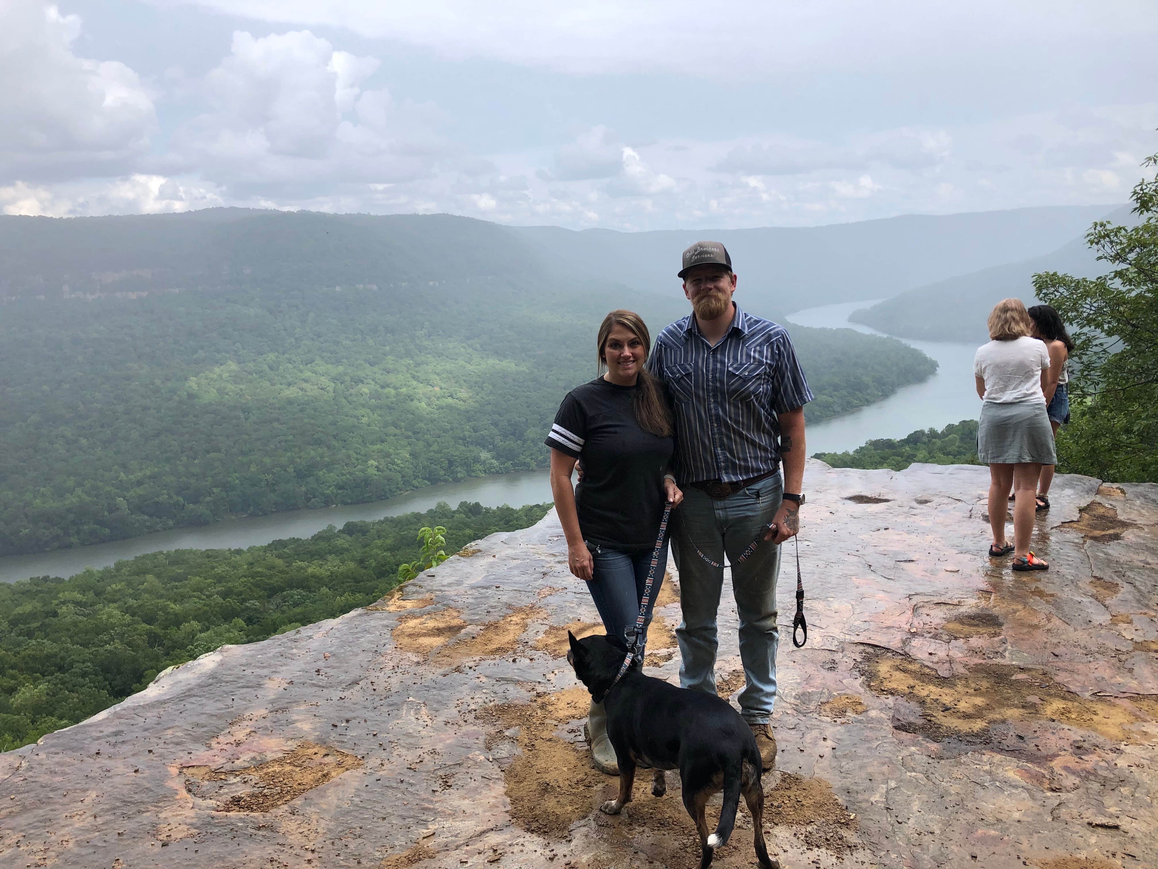 Benjamin C.'s photo of camping with pets at Prentice Cooper State Forest Dispersed near Chattanooga, TN