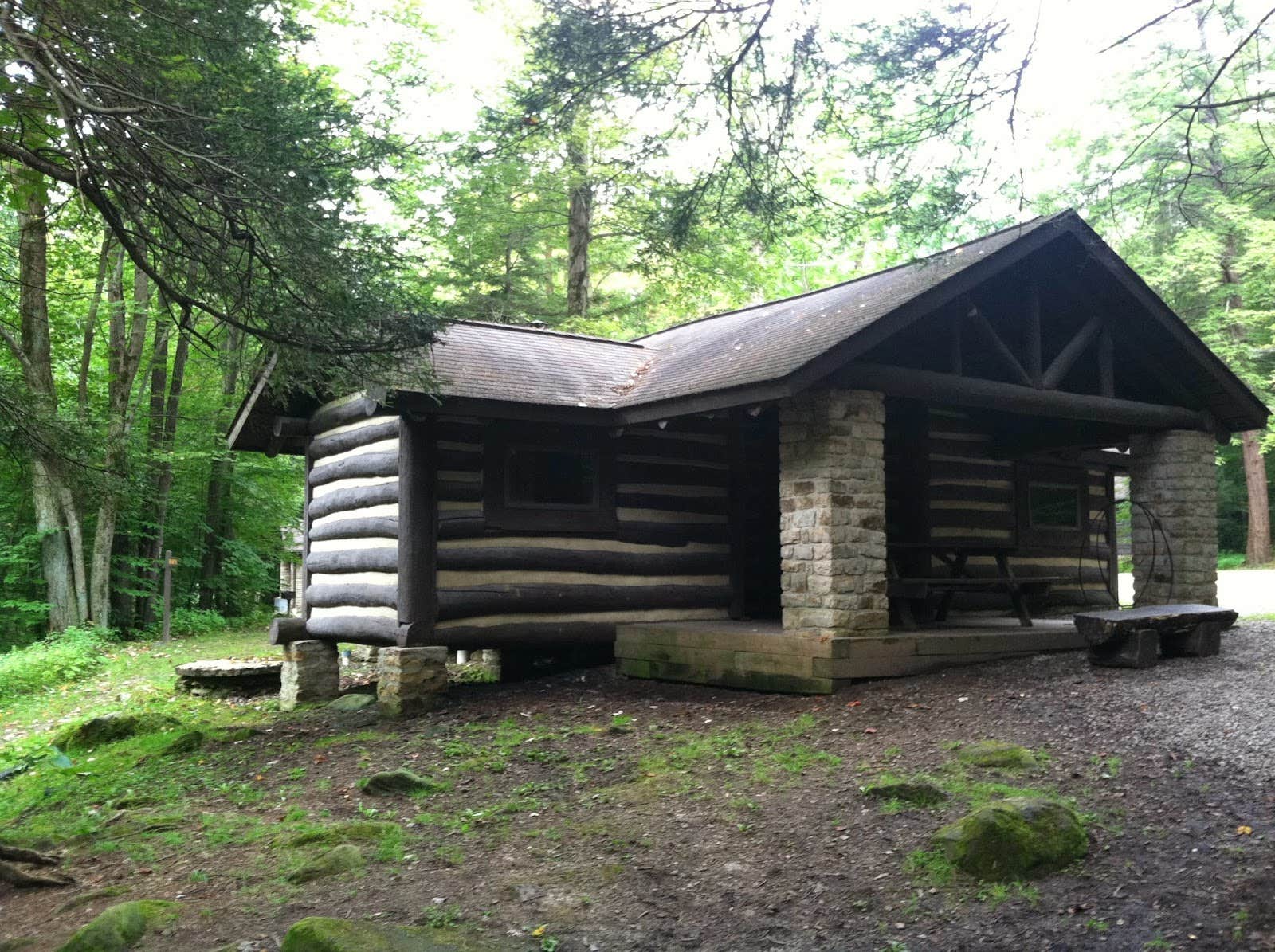 Brian S.'s photo of a cabin at Kooser State Park Campground near Nottingham, PA