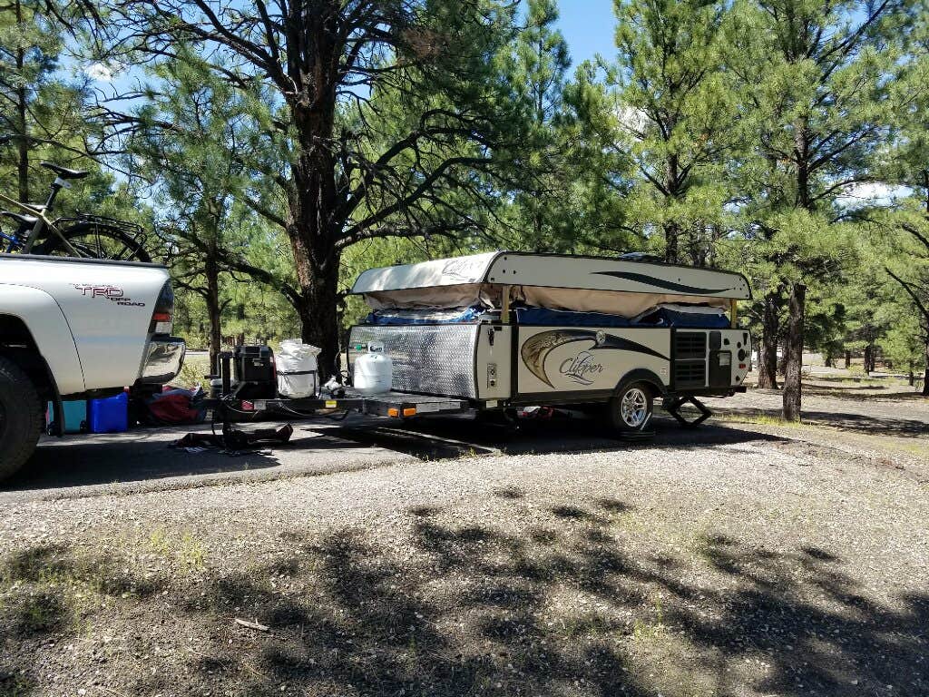 Camper-submitted photo at Bonito Campground — Sunset Crater National Monument near Gray Mountain, AZ