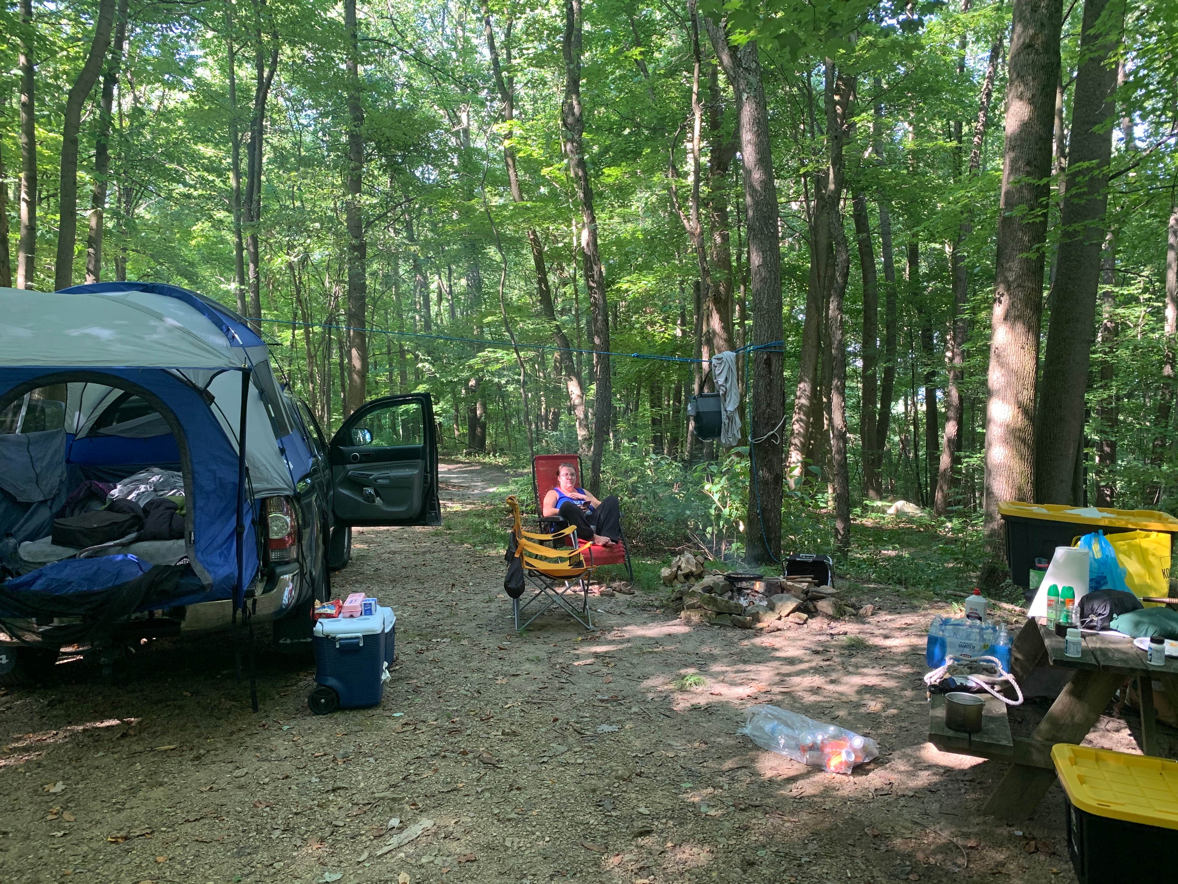 Camper submitted image from Scarlett Knob Campground - 2