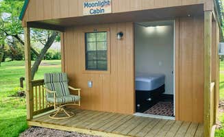 Jessica's photo of a cabin at Famil-E-Fun Campground & RV Park near Geddes, SD