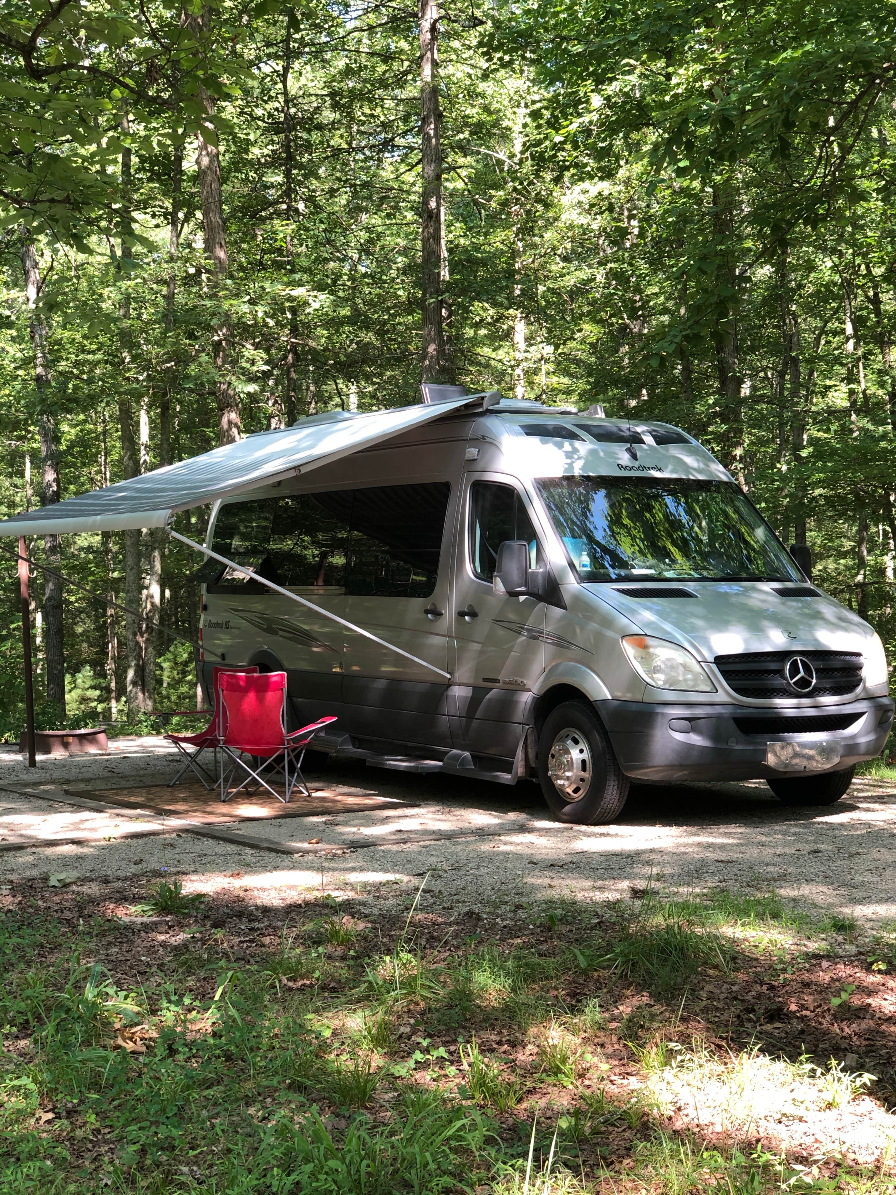 Anne D.'s photo of rv camping at Koomer Ridge Campground — Daniel Boone National Forest near Pine Ridge, KY