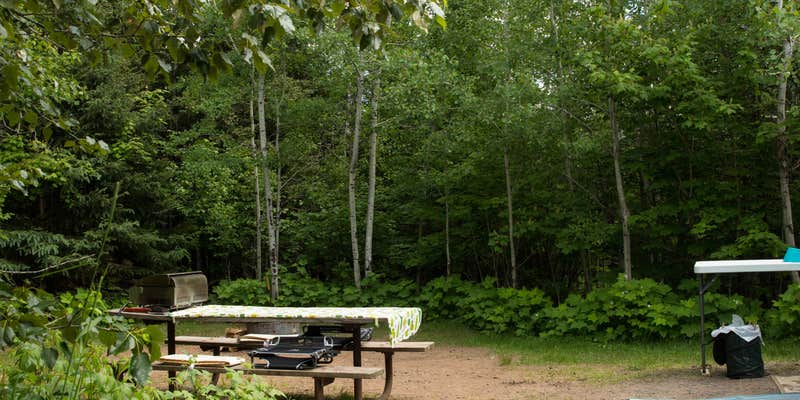 Camper submitted image from Baptism River Campground — Tettegouche State Park