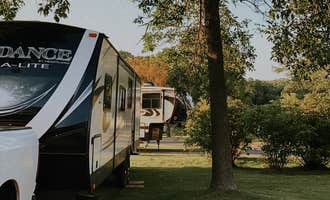 Camping near Highland Ridge: Hoffman City Park, River Falls, Wisconsin