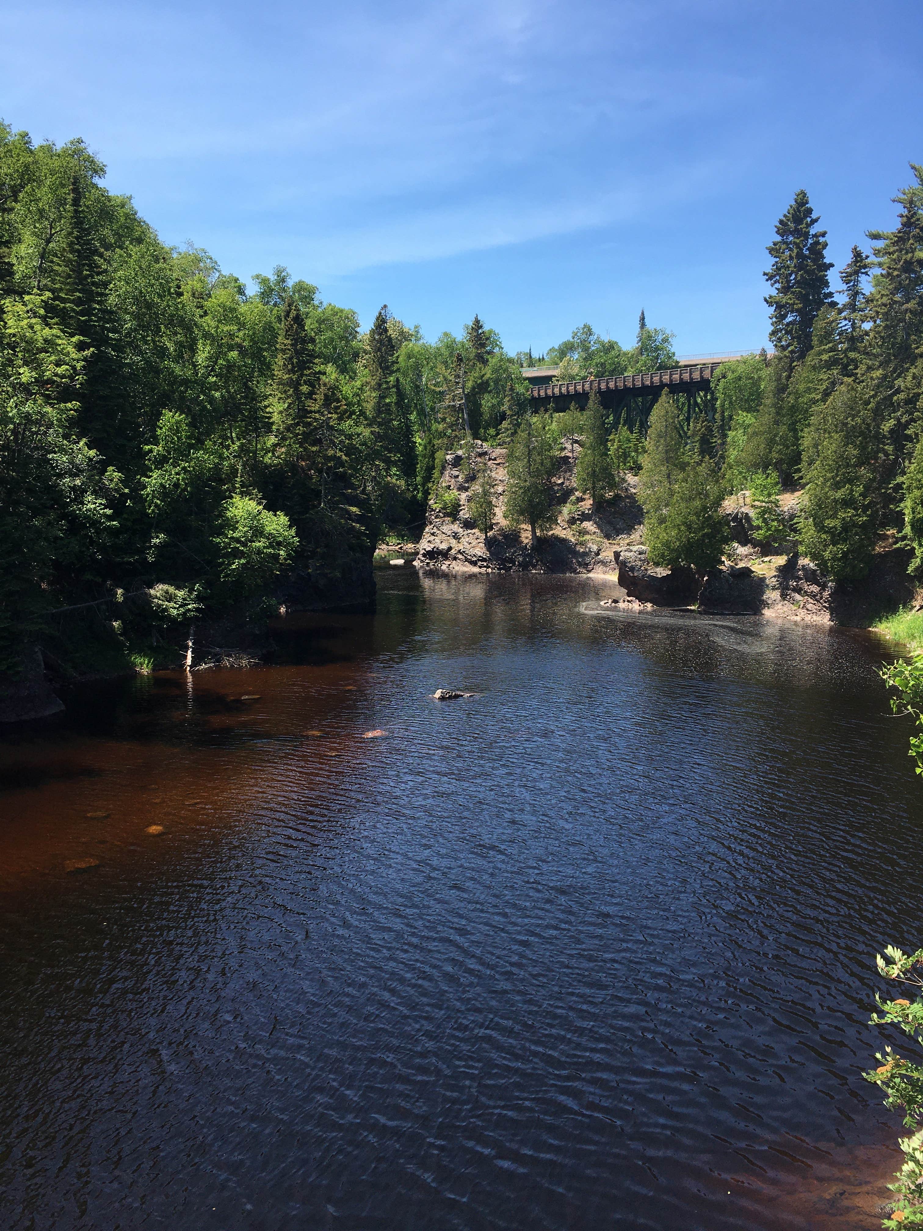 Camper-submitted photo at Baptism River Campground — Tettegouche State Park in Minnesota