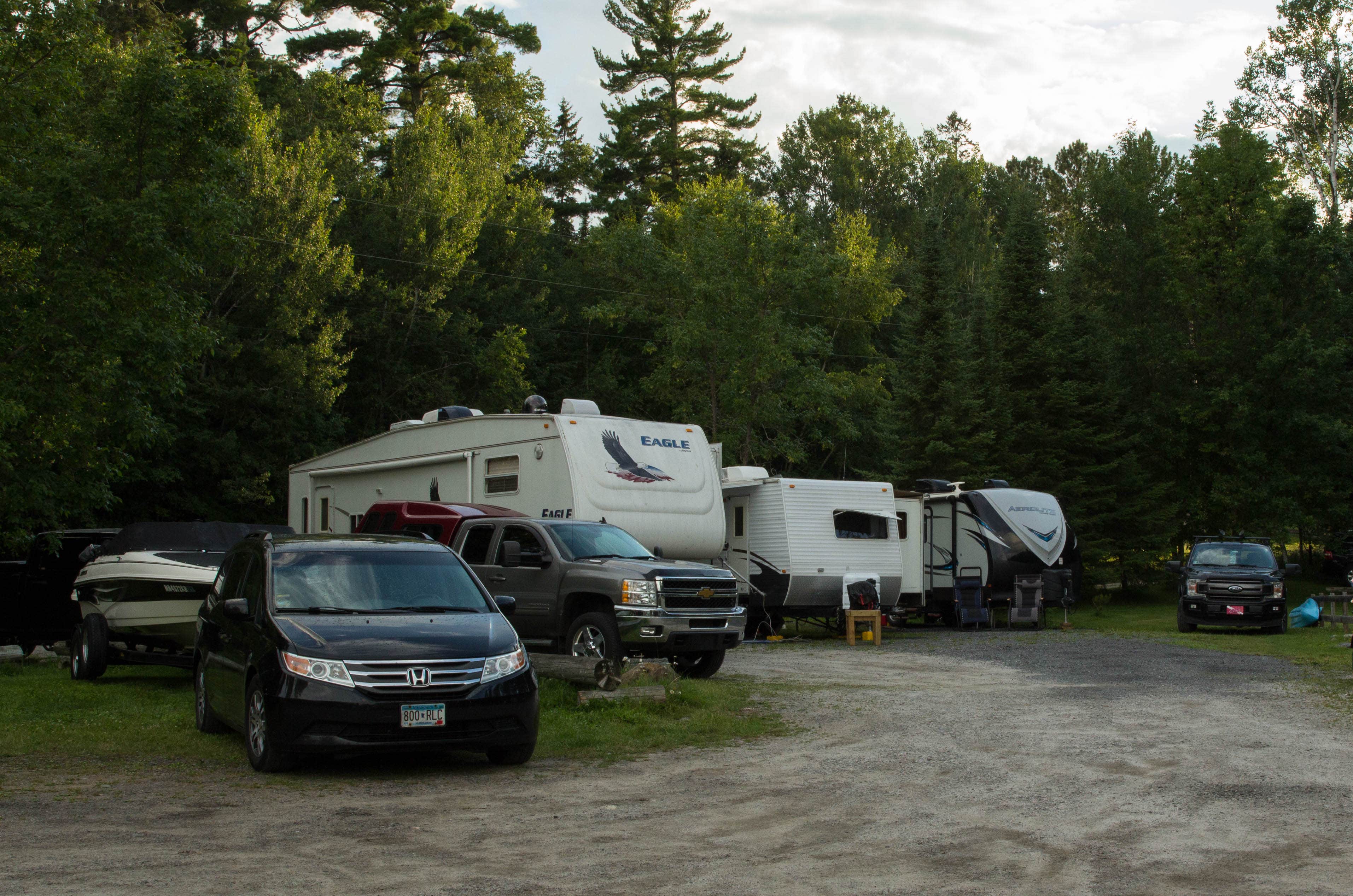 B M.'s photo of rv camping at Arrowhead Lodge near Crane Lake, MN