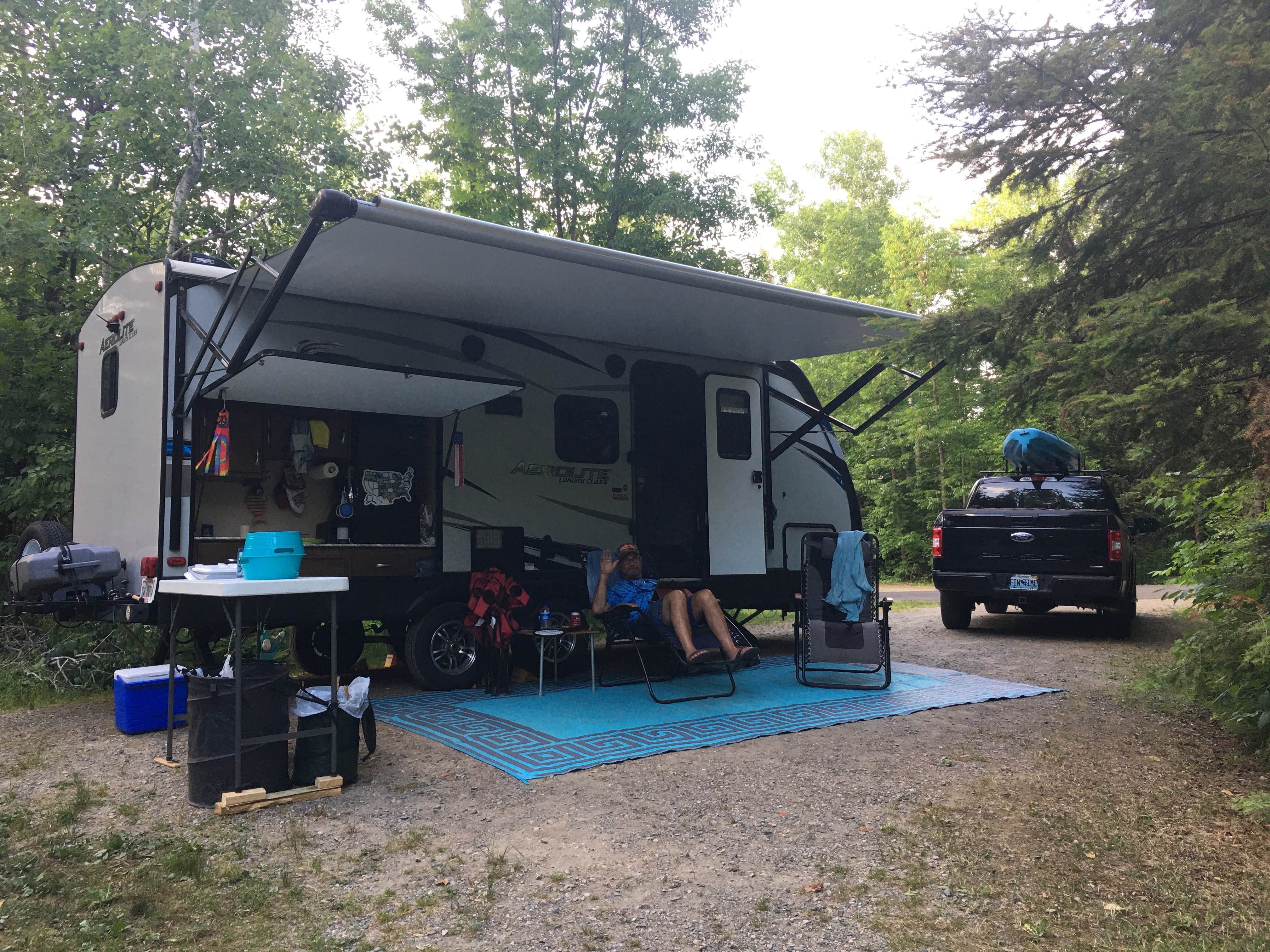 B M.'s photo of rv camping at Superior National Forest Fall Lake Campground near Ely, MN