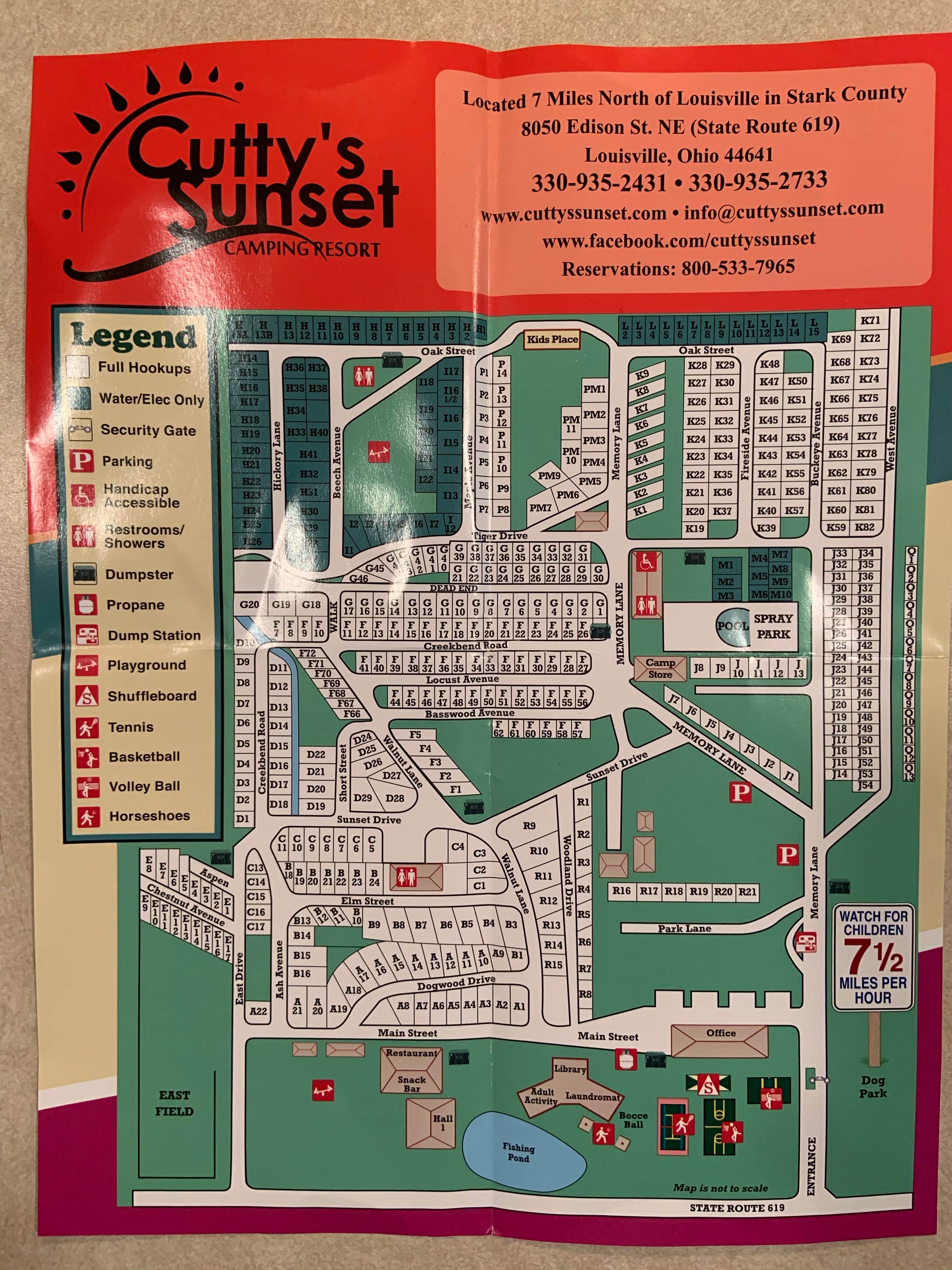 Camper-submitted photo at Cuttys Sunset Camping Resort near Green, OH