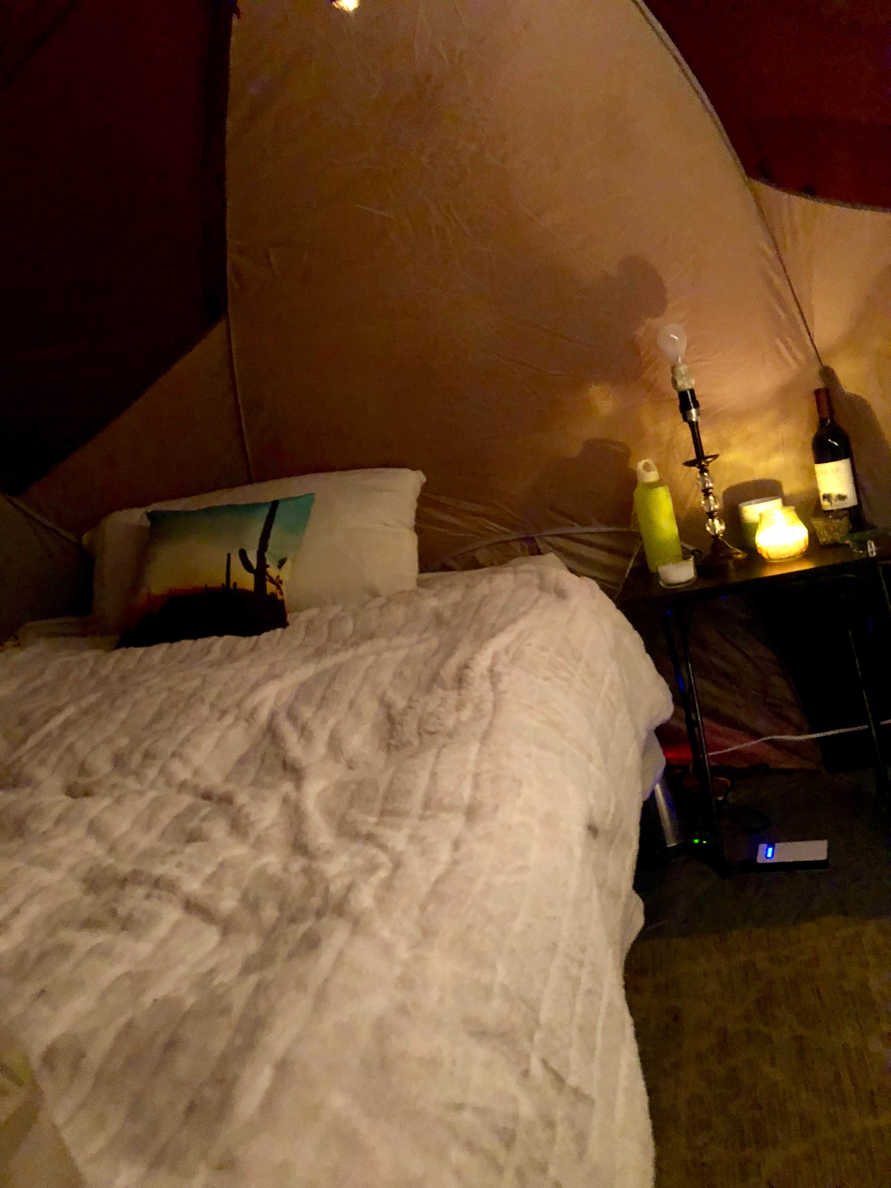 K L.'s photo of glamping accommodations at Jackson Wellsprings near White City, OR