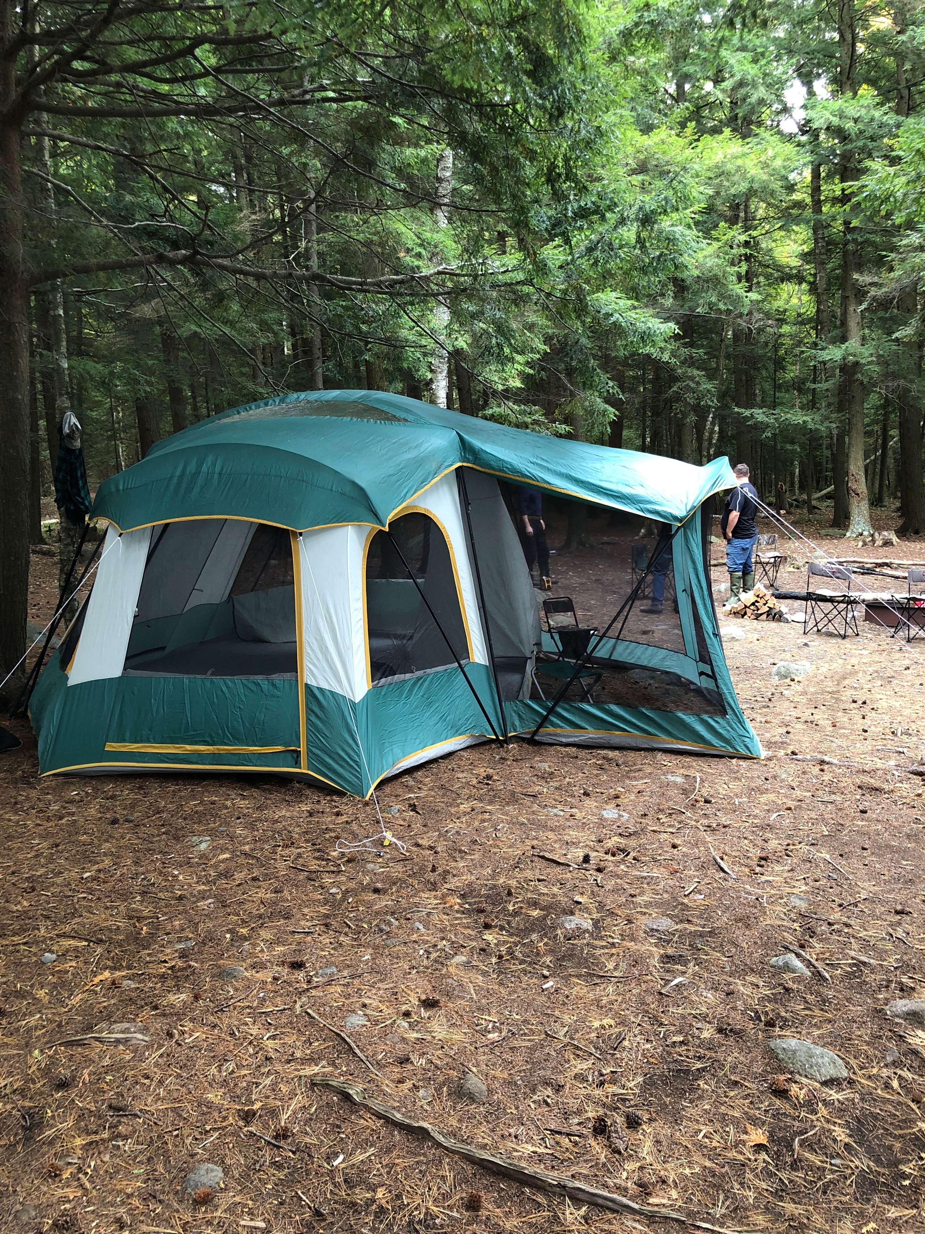 Joe T.'s photo of tent camping at Saranac Lake Islands Adirondack Preserve Campground near Winthrop, NY