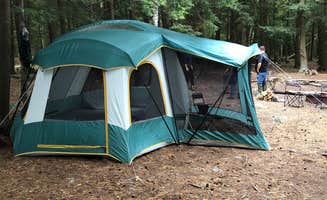Joe T.'s photo of tent camping at Saranac Lake Islands Adirondack Preserve Campground near Lake Placid, NY