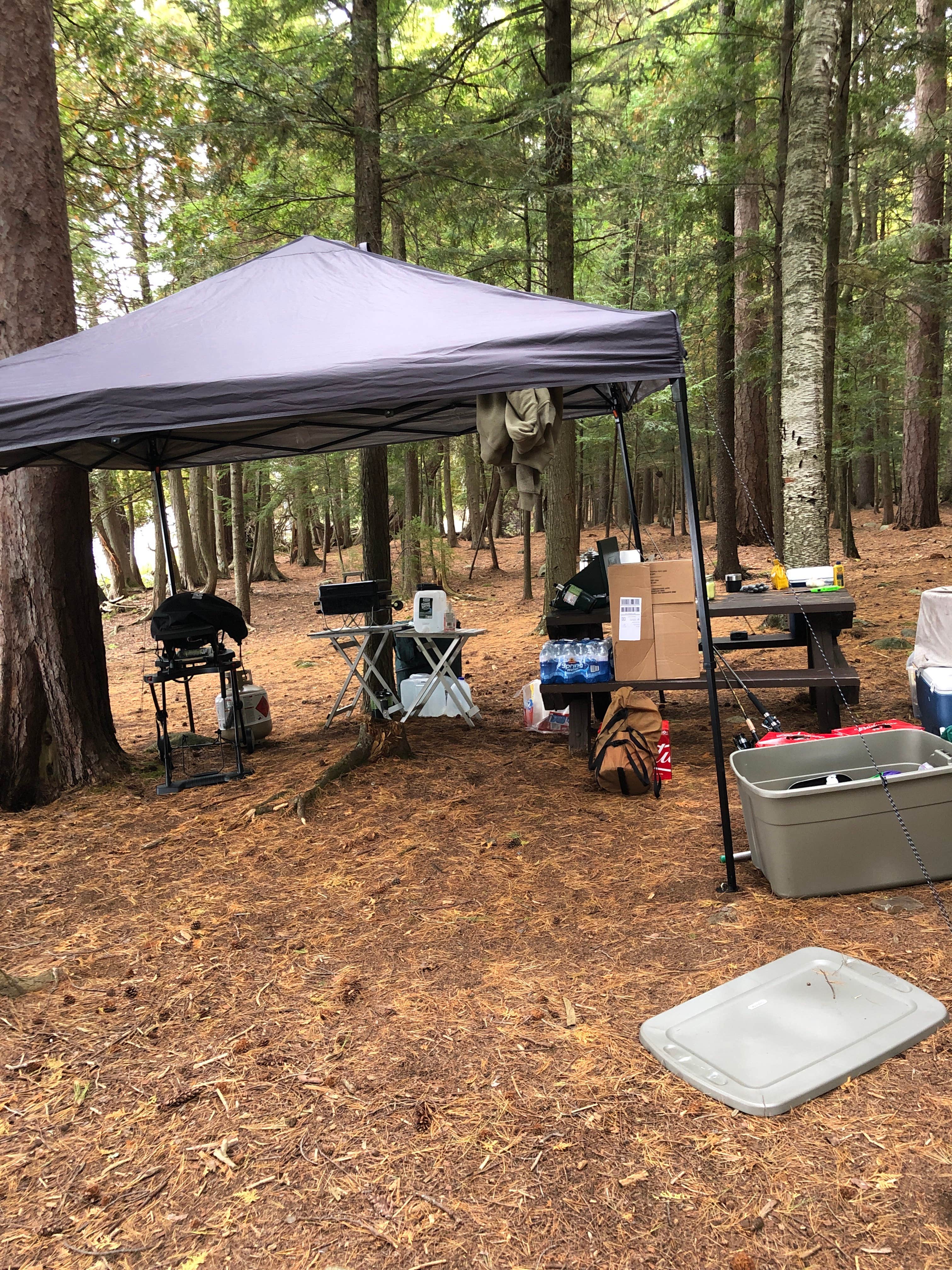 Joe T.'s photo of tent camping at Saranac Lake Islands Adirondack Preserve Campground near Parishville, NY