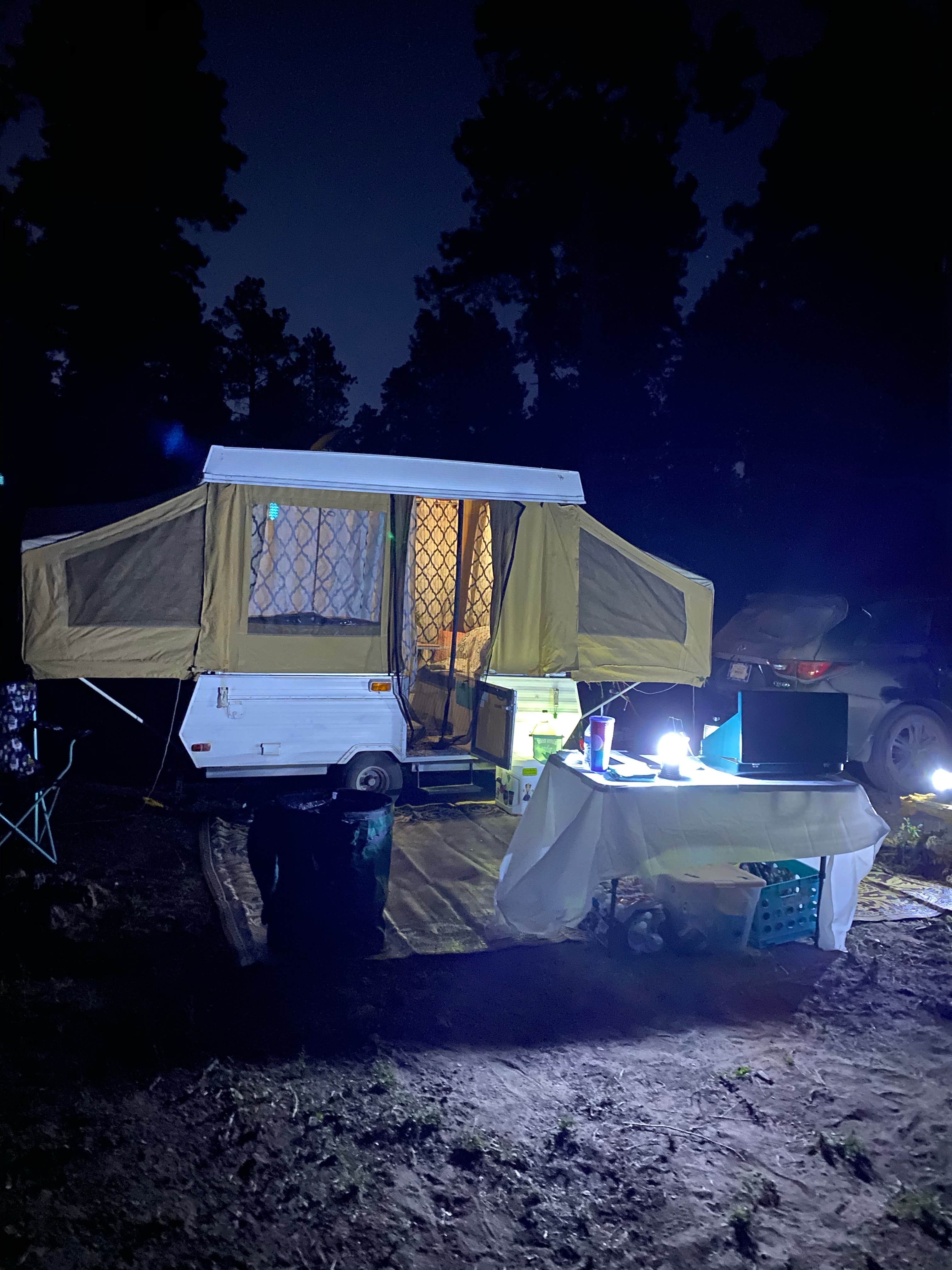 Christina L.'s photo of tent camping at Edge of the World (East Pocket) near Munds Park, AZ