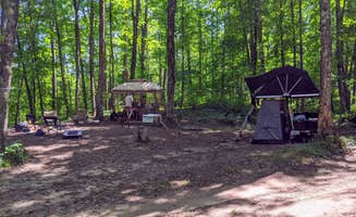 Ben L.'s photo of tent camping at Ironjaw Lake Dispersed Campsite near Munising, MI