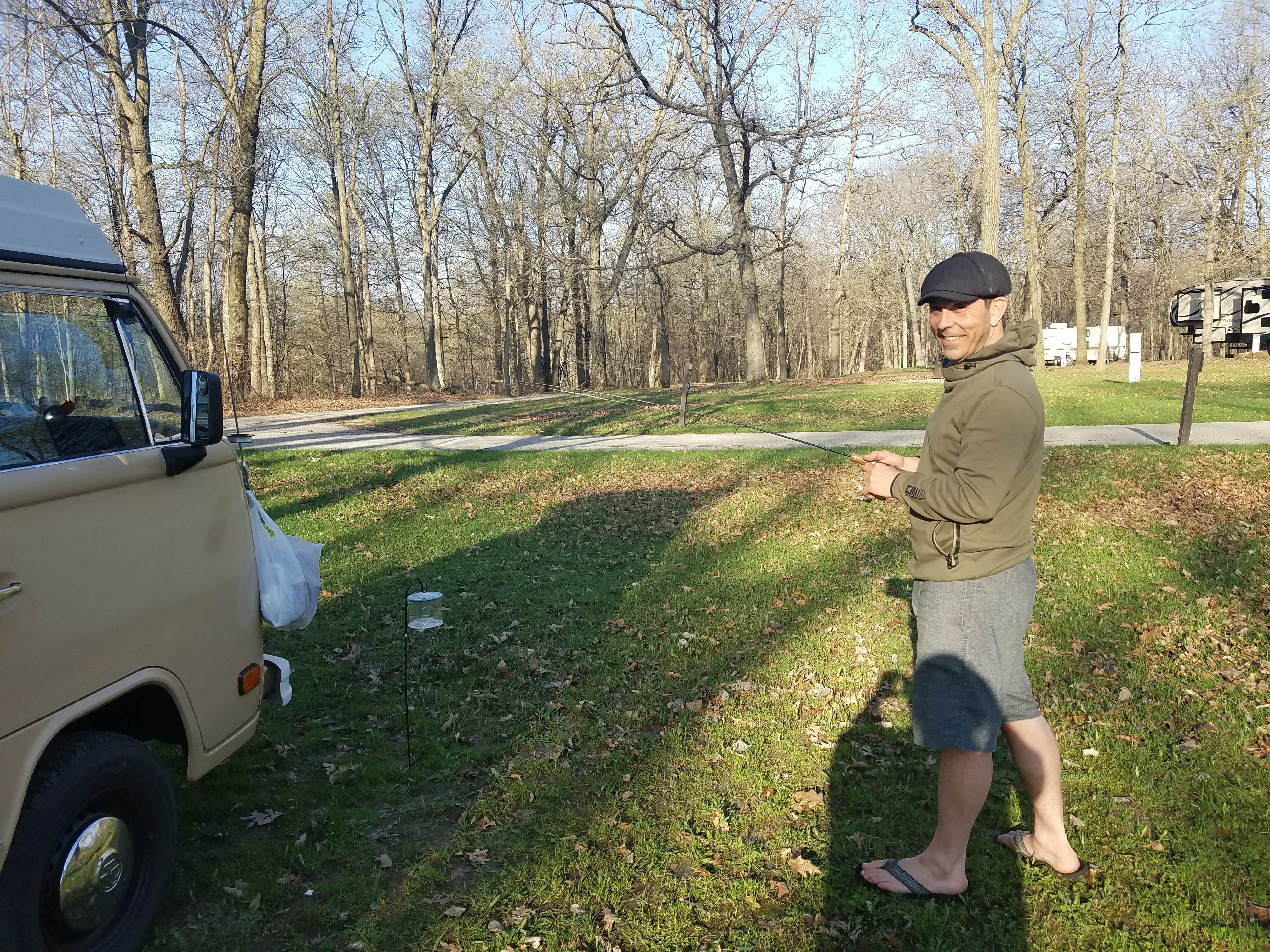Blythe B.'s photo of rv camping at Six Pines Campground — Backbone State Park near Waverly, IA