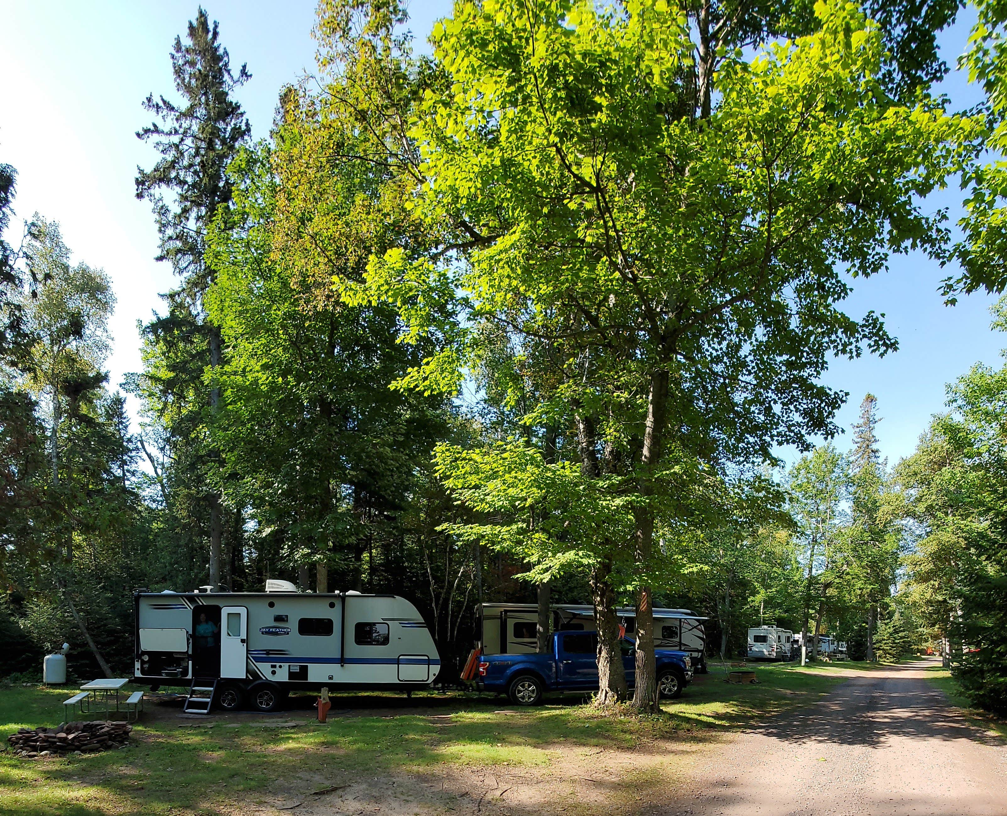 Scott D.'s photo of rv camping at Sunset Bay RV Resort and Campground near Houghton, MI