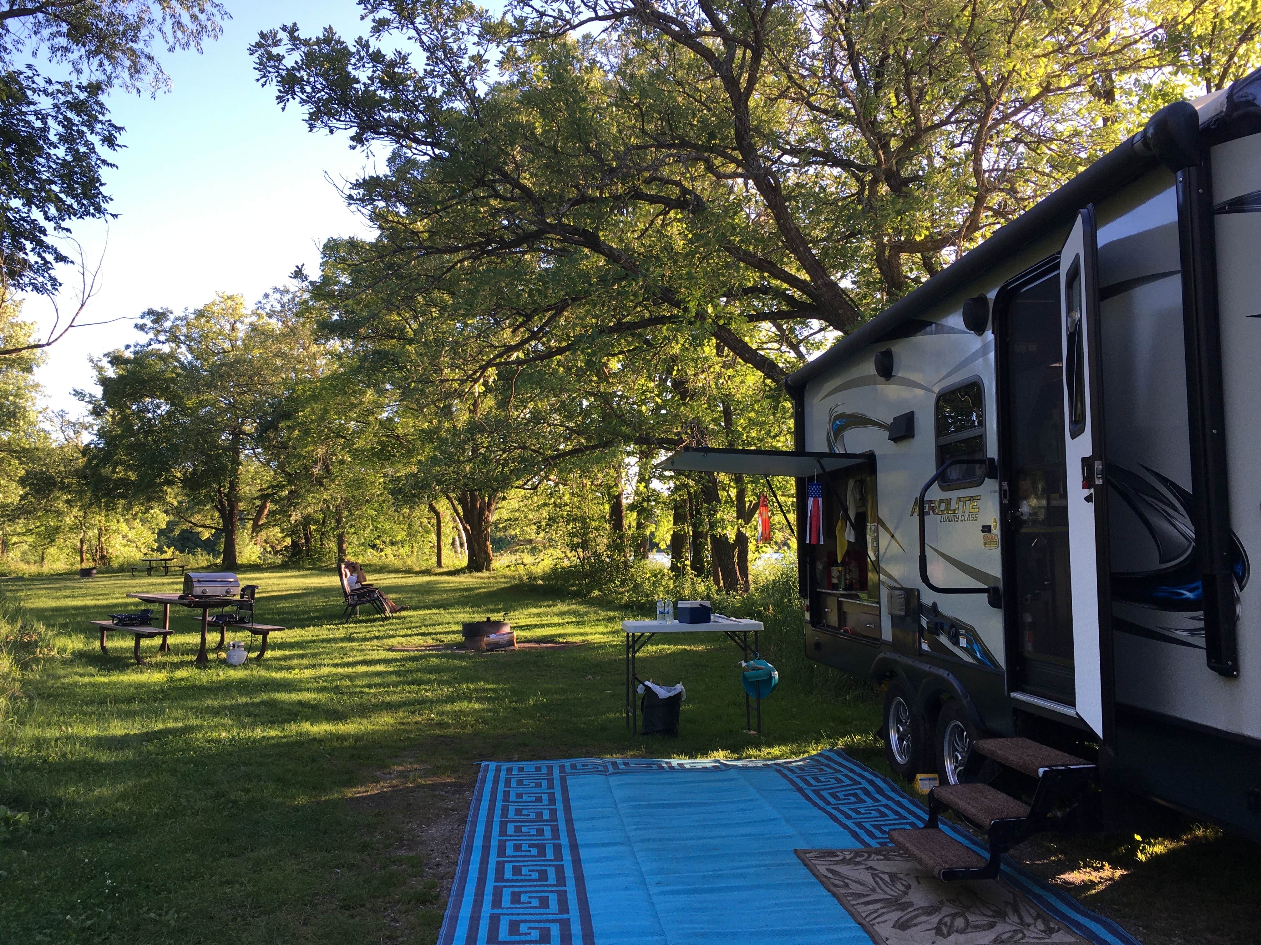 B M.'s photo of rv camping at Maplewood State Park Campground near Fargo, ND