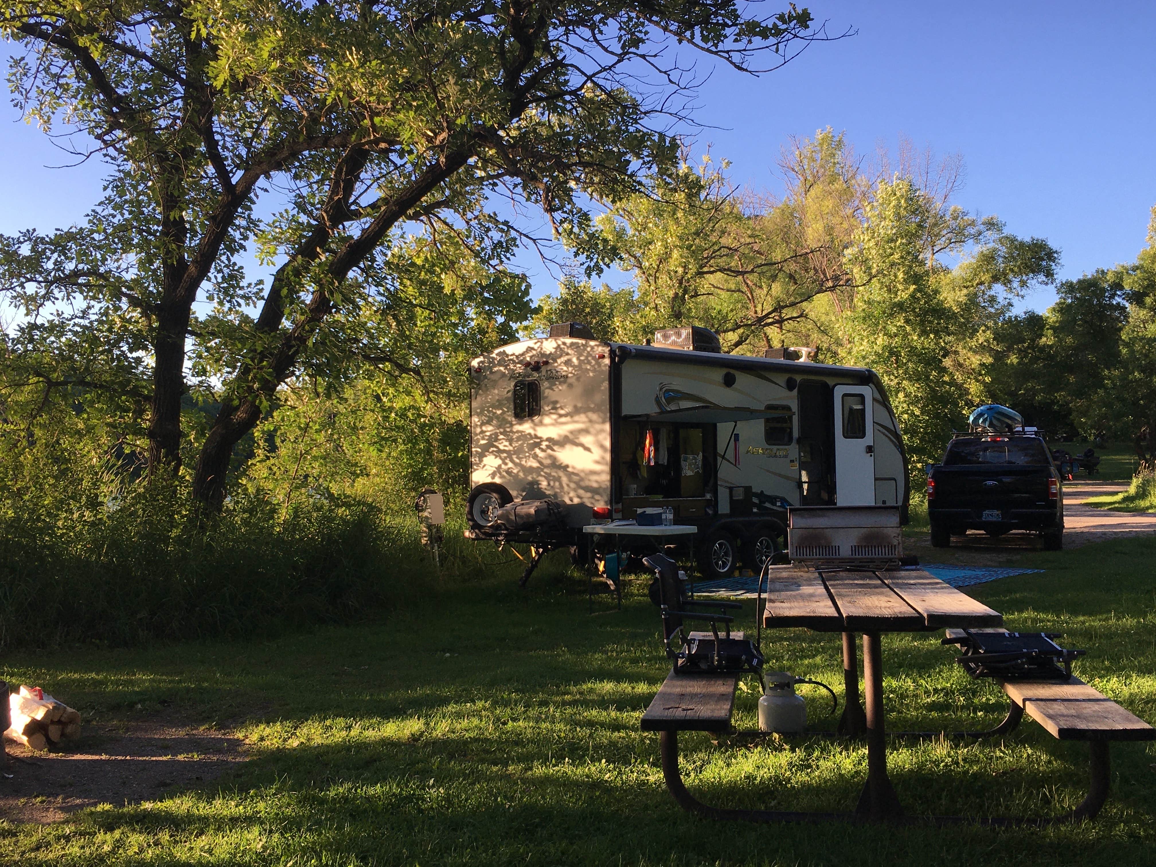 B M.'s photo of rv camping at Grass Lake Campground — Maplewood State Park near Erhard, MN