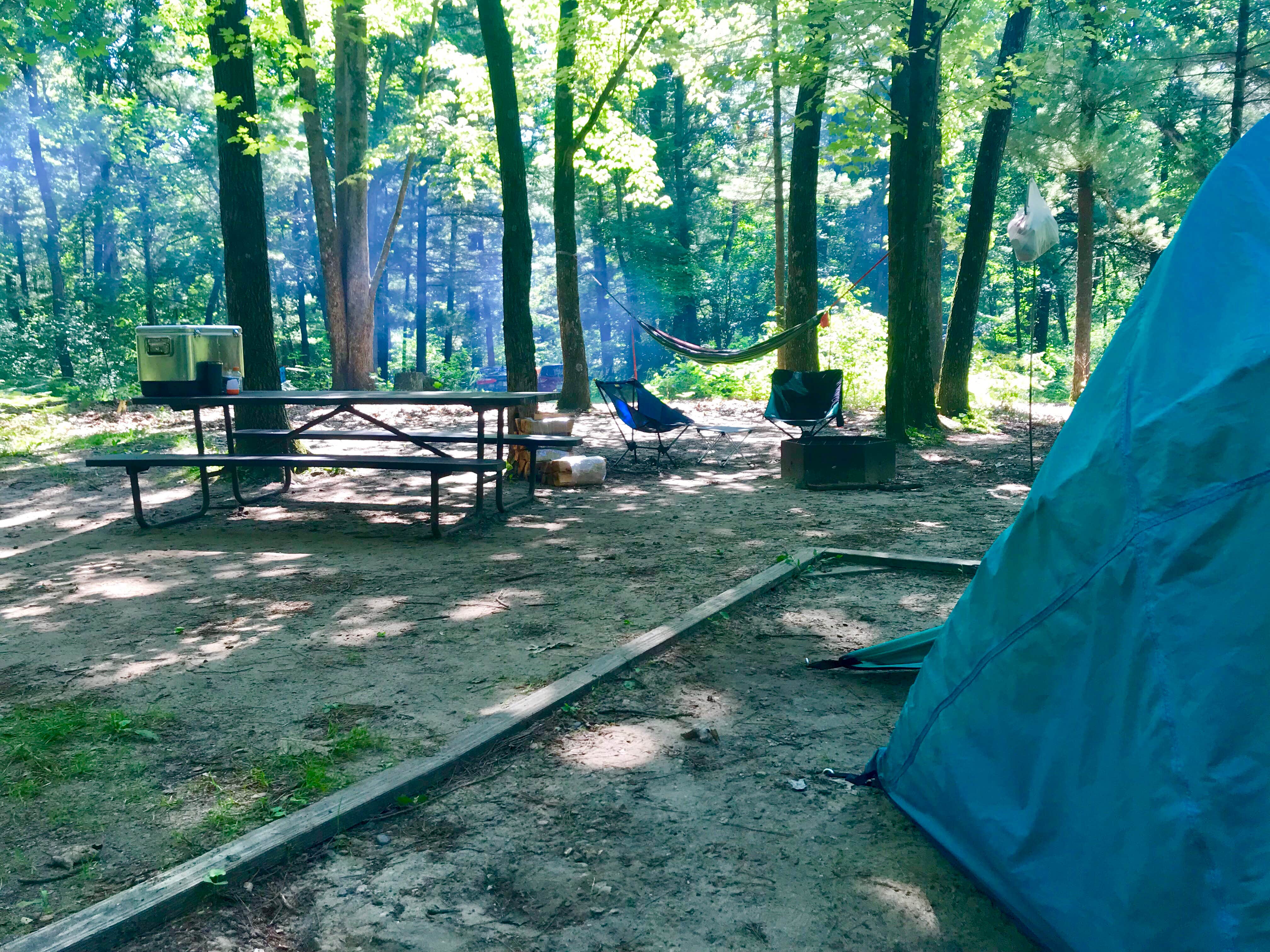 Joanna B.'s photo at Bluewater Bay Campground — Mirror Lake State Park in Wisconsin