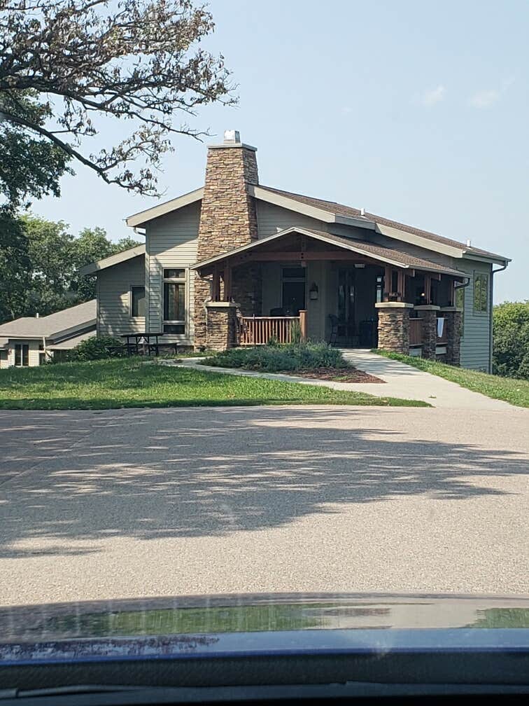 Camper submitted image from Cabin Loop (Conf. Center Cabins) Campground — Ponca Sp - 1