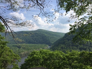 This is the best of many overlooks along the Laurel Highlands Hiking Trail.  
