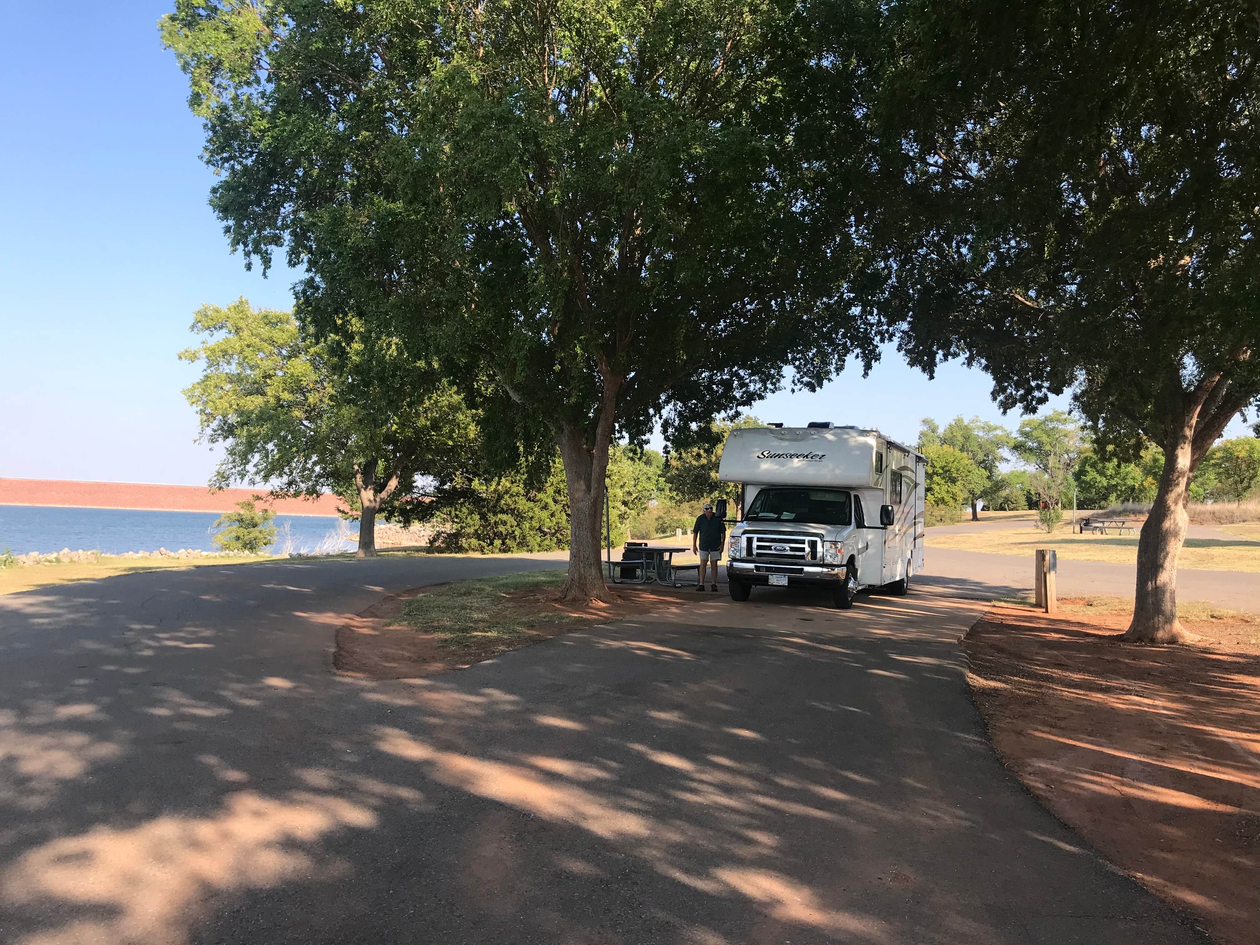 Arleen C.'s photo of rv camping at Foss State Park Campground near Canute, OK