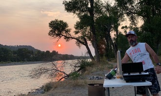 Camping near Rosebud Isle: Itch-Kep-Pe Park, Fishtail, Montana
