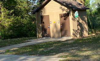 Shannon G.'s photo of a cabin at Goldenrod Campground — Two Rivers SRA near Honey Creek, IA