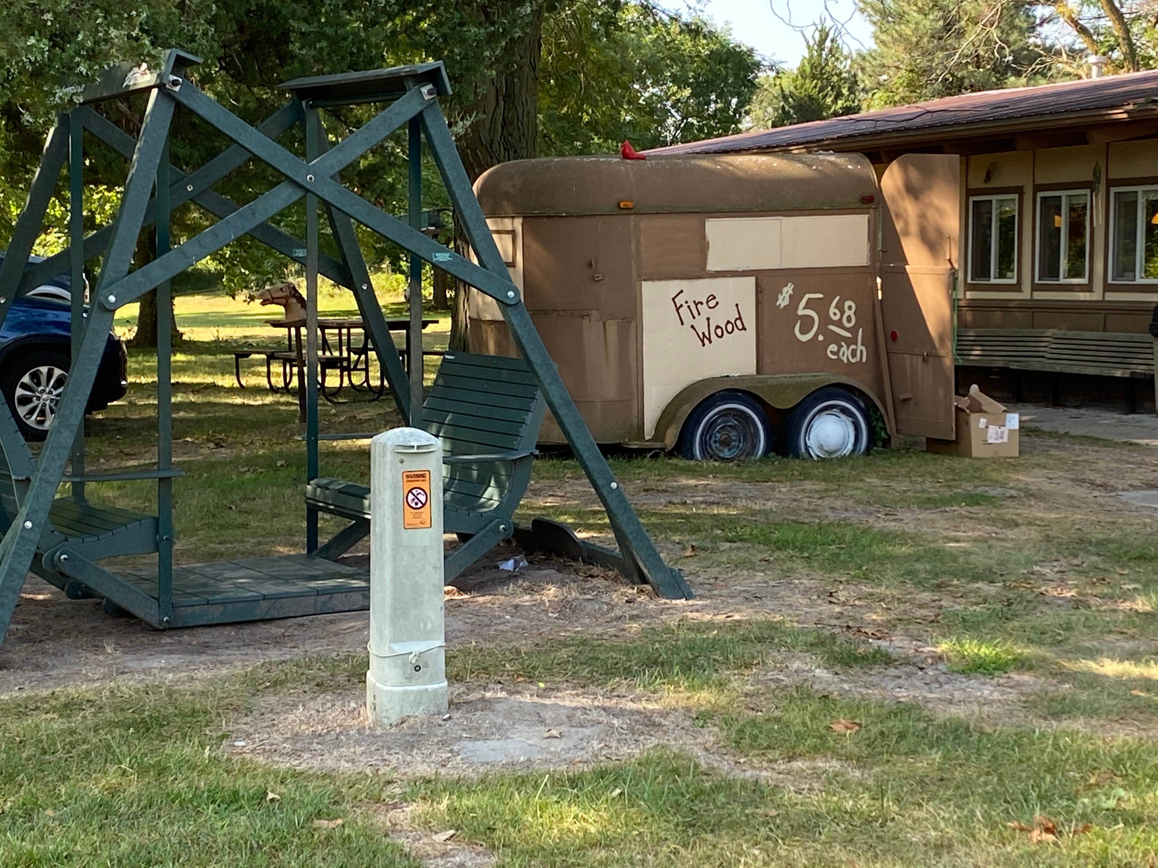 Camper-submitted photo at Union Pacific Cabooses — Two Rivers SRA near Mineola, IA