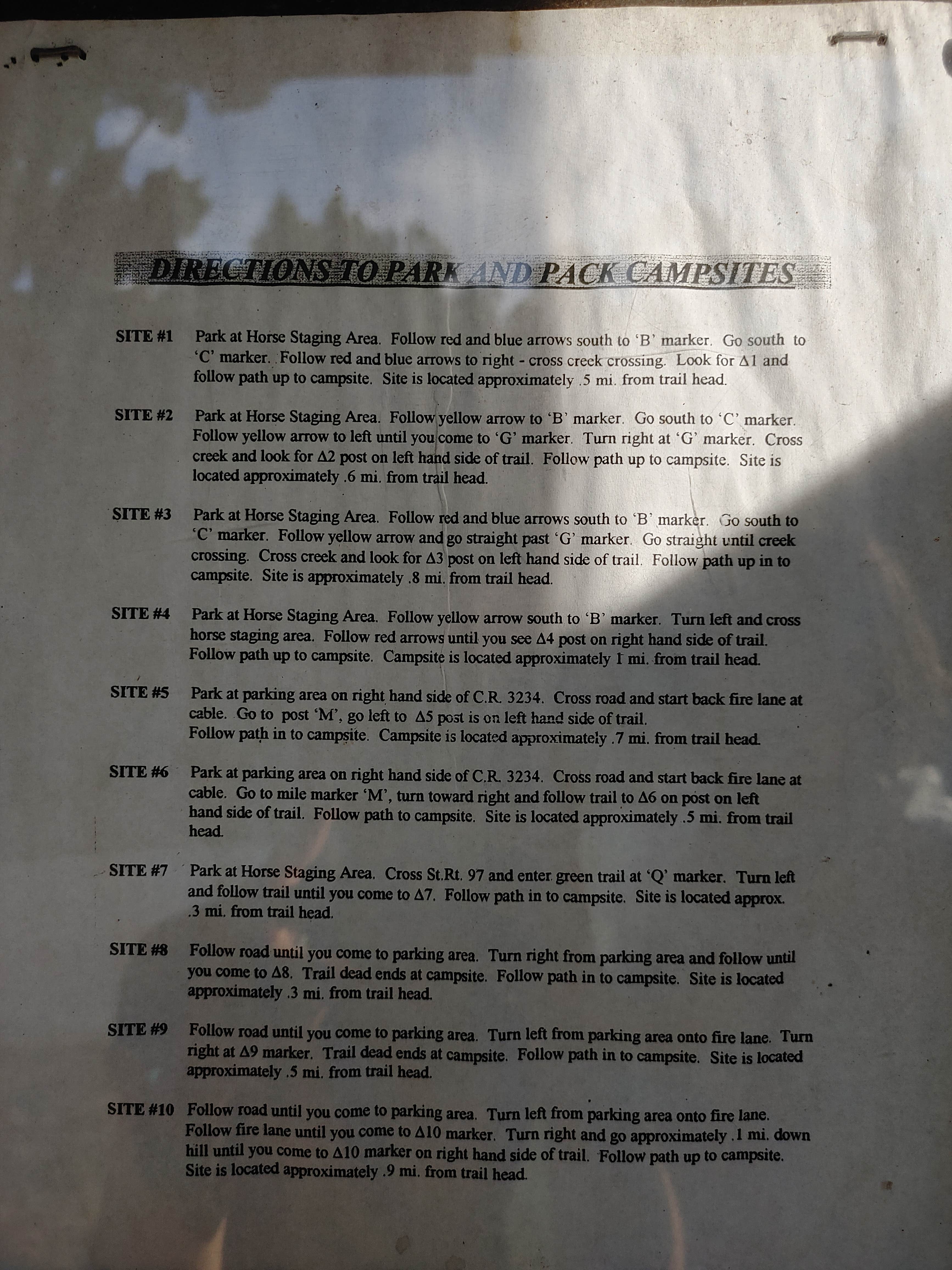 Camper-submitted photo at Park and Pack Campsite 3 — Mohican-Memorial State Forest near New London, OH