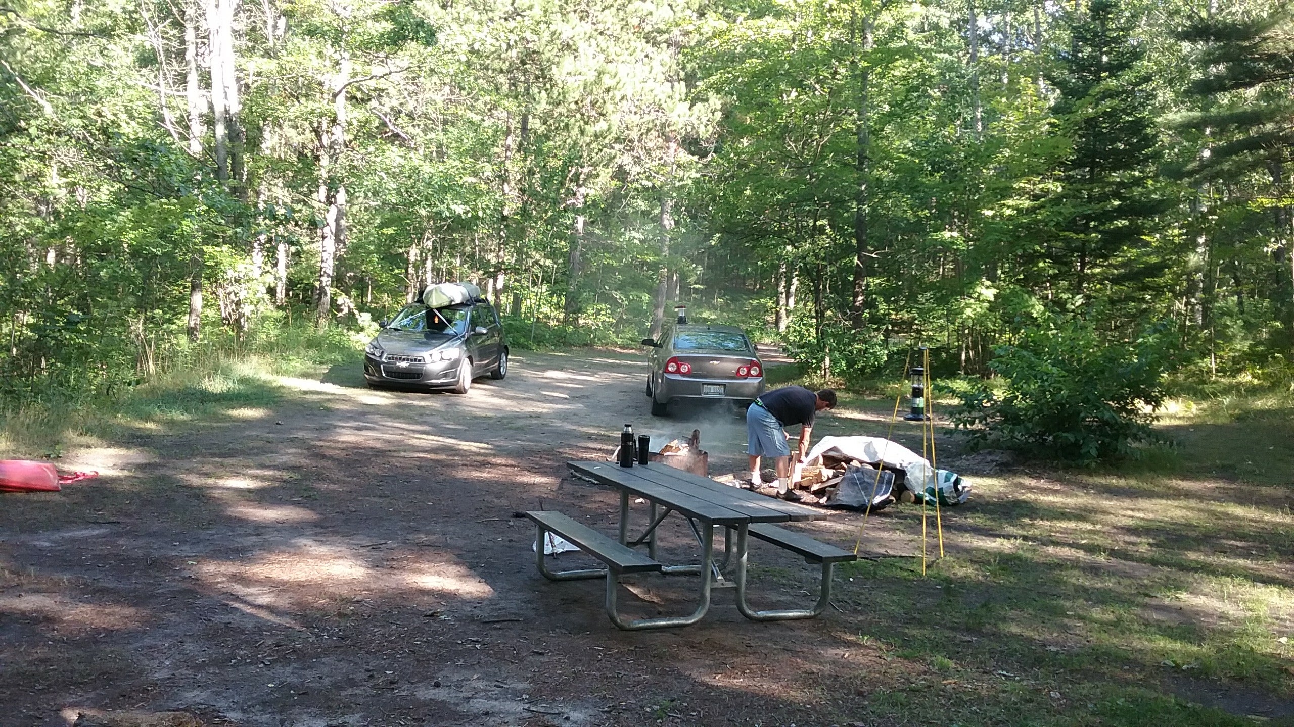 Camper submitted image from Ocqueoc Falls State Forest Campground - 5