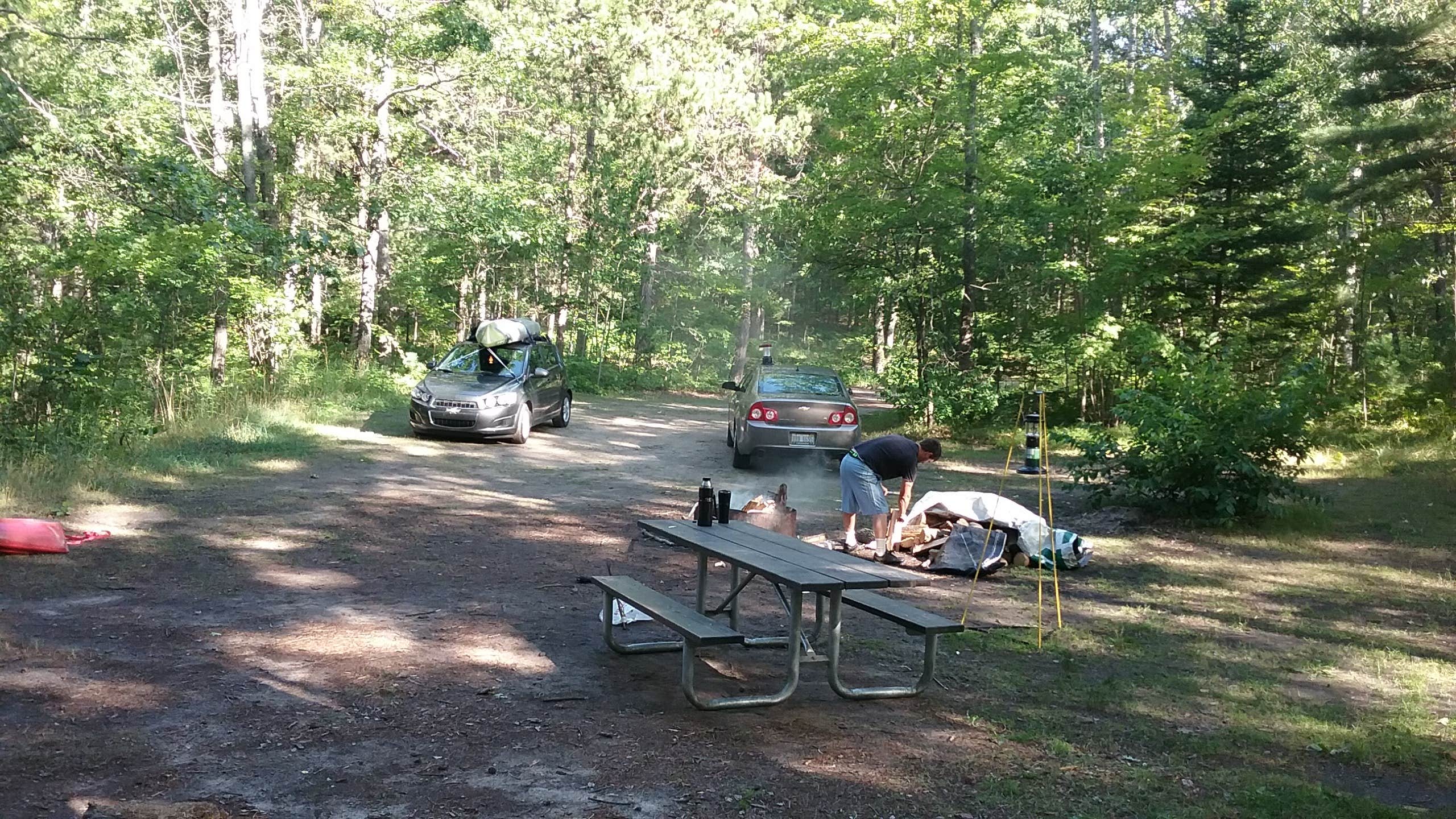 Camper submitted image from Ocqueoc Falls State Forest Campground - 4