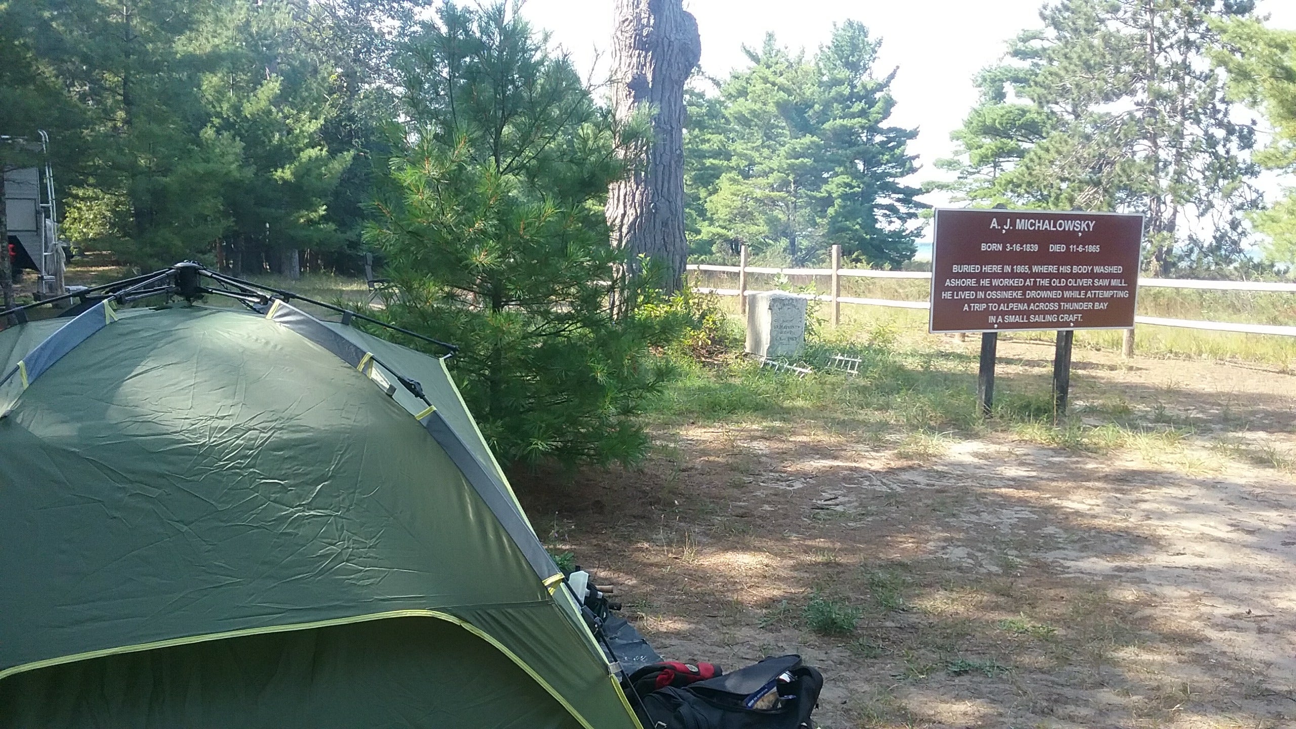 Camper submitted image from Ossineke State Forest Campground - 5