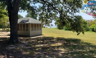 Dude R.'s photo of glamping accommodations at Liberty Grove Campground — Cooper Lake State Park Doctors Creek Unit near Lone Oak, TX