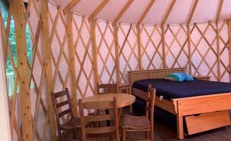 Elizabeth V.'s photo of glamping accommodations at Kiptopeke State Park Campground near Yorktown, VA