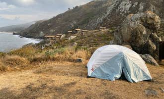 Camping near Pantoll Campground — Mount Tamalpais State Park: Rocky Point at Steep Ravine Environmental Campground — Mount Tamalpais State Park, Stinson Beach, California