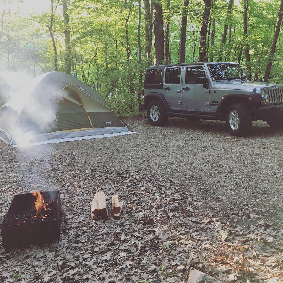 Camper-submitted photo at Ice Age Campground — Devils Lake State Park in Wisconsin
